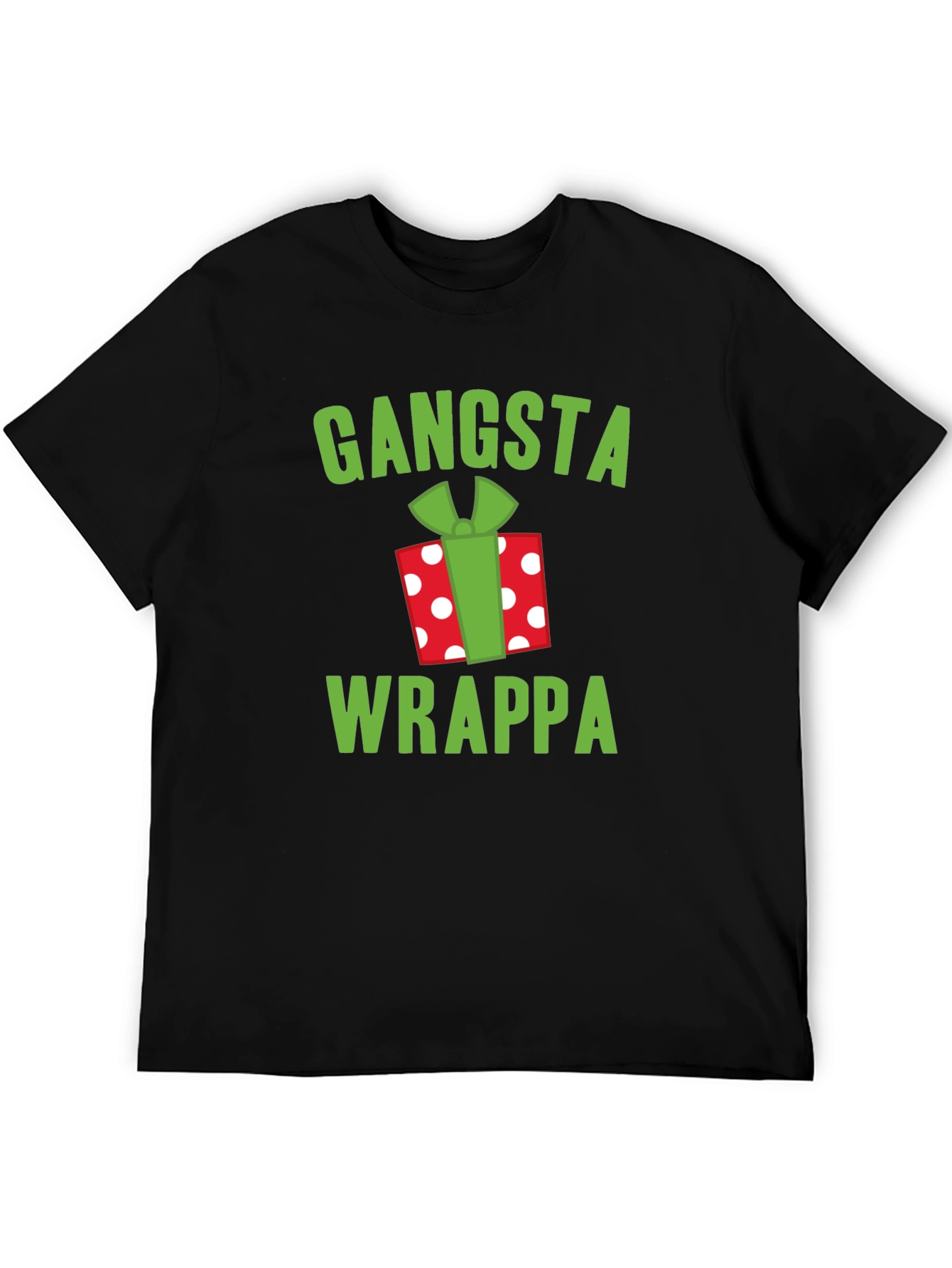 Gangsta Wrappa Christmas Graphic T-Shirt
