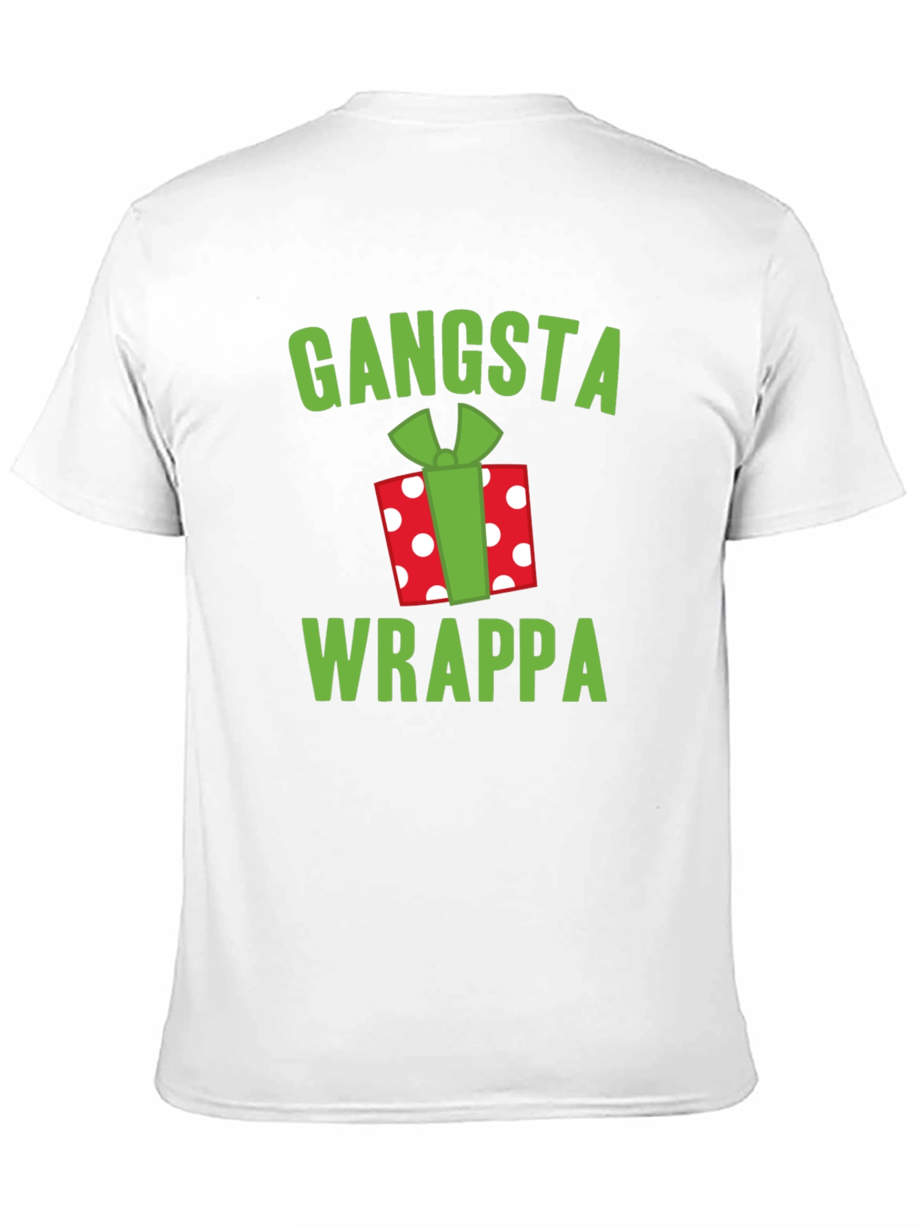 Gangsta Wrappa Christmas Graphic T-Shirt