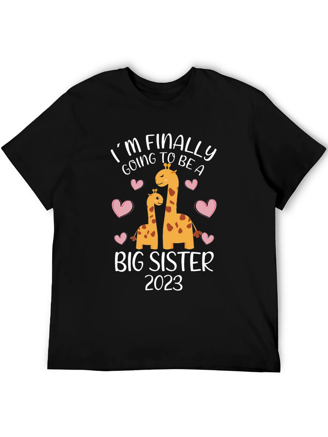 Big Sister 2023 Giraffe T-Shirt