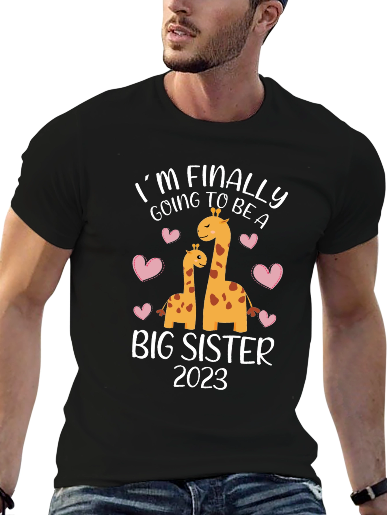 Big Sister 2023 Giraffe T-Shirt