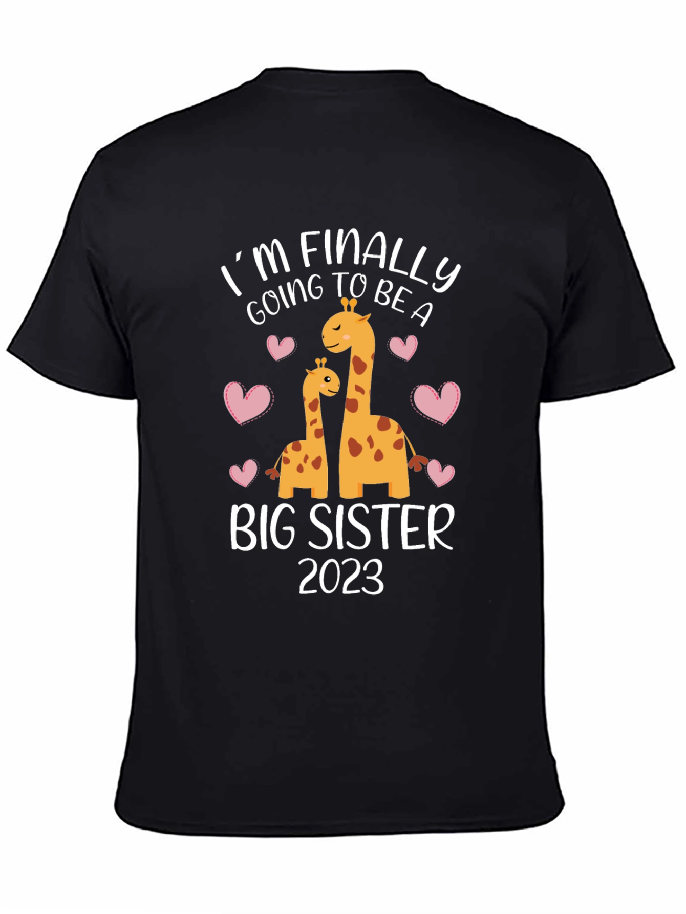 Big Sister 2023 Giraffe T-Shirt