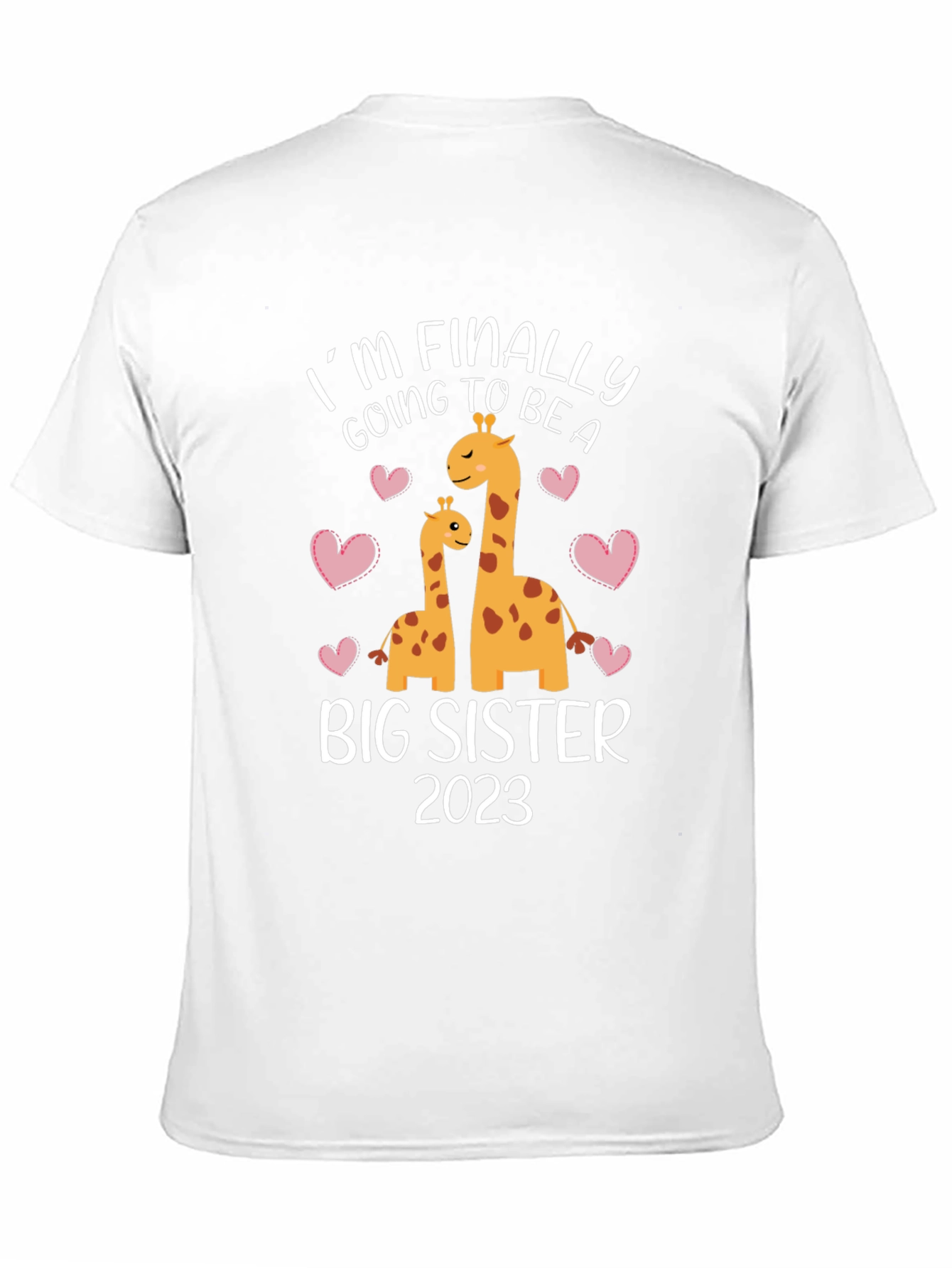 Big Sister 2023 Giraffe T-Shirt