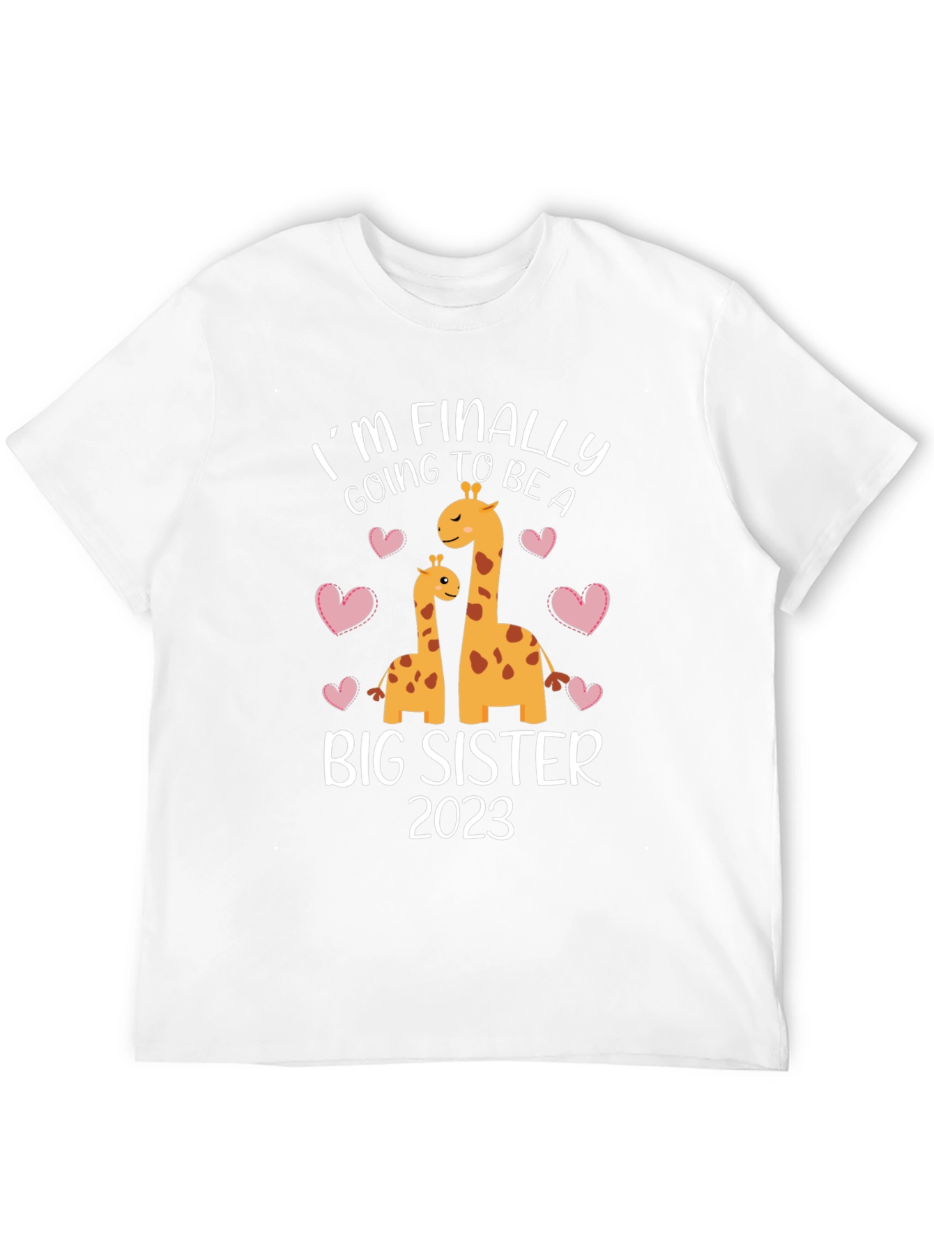 Big Sister 2023 Giraffe T-Shirt