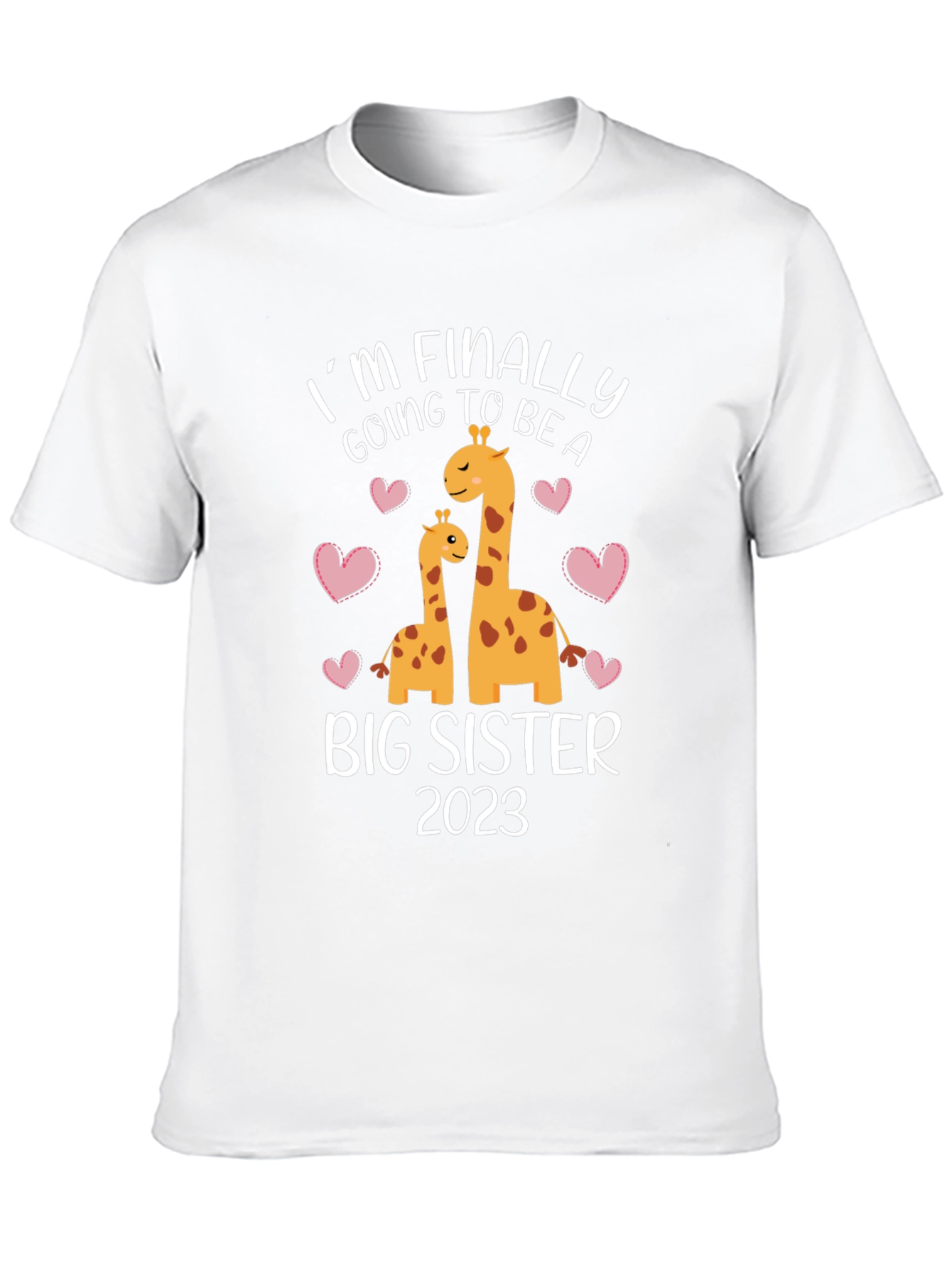 Big Sister 2023 Giraffe T-Shirt