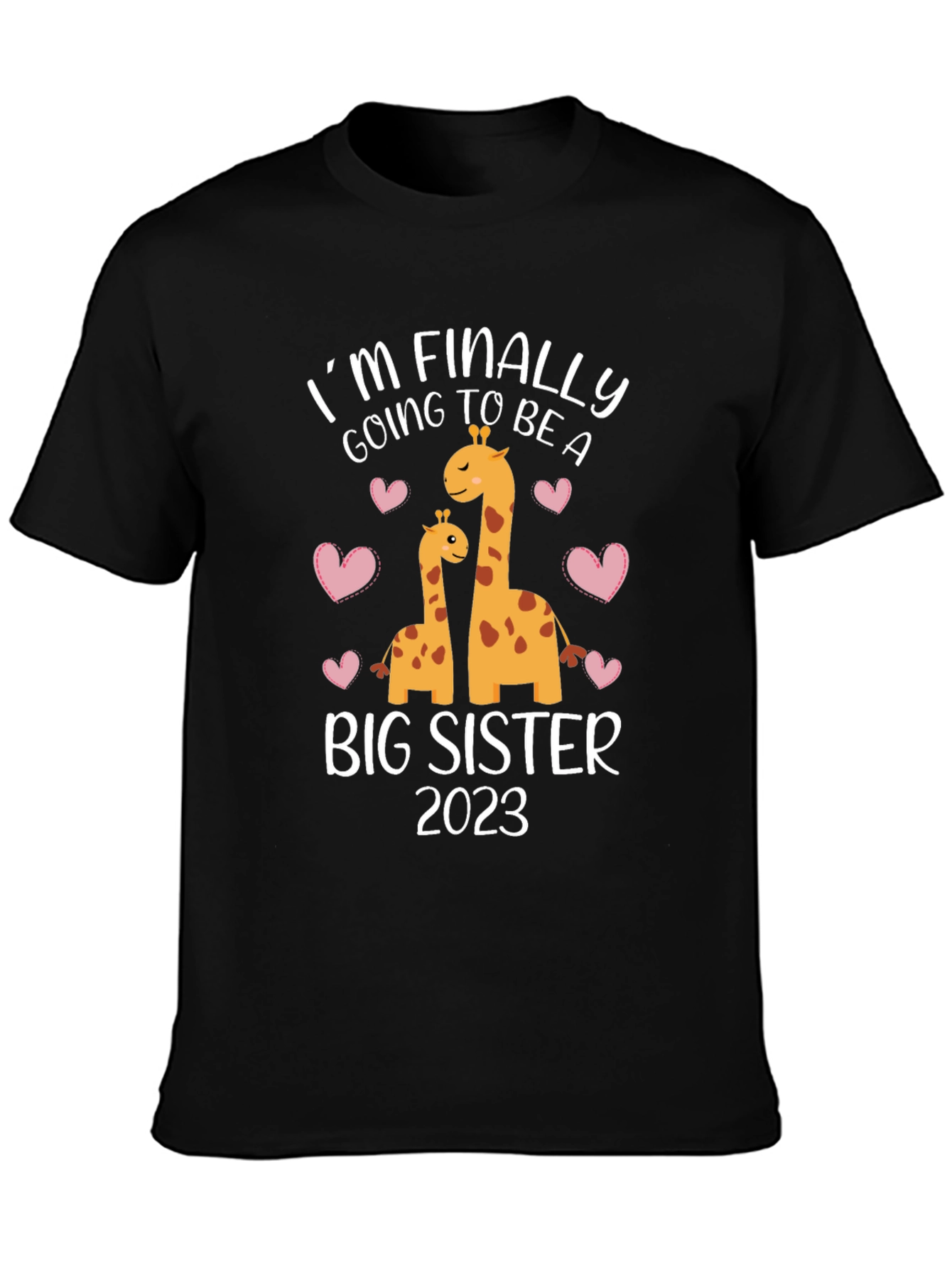 Big Sister 2023 Giraffe T-Shirt