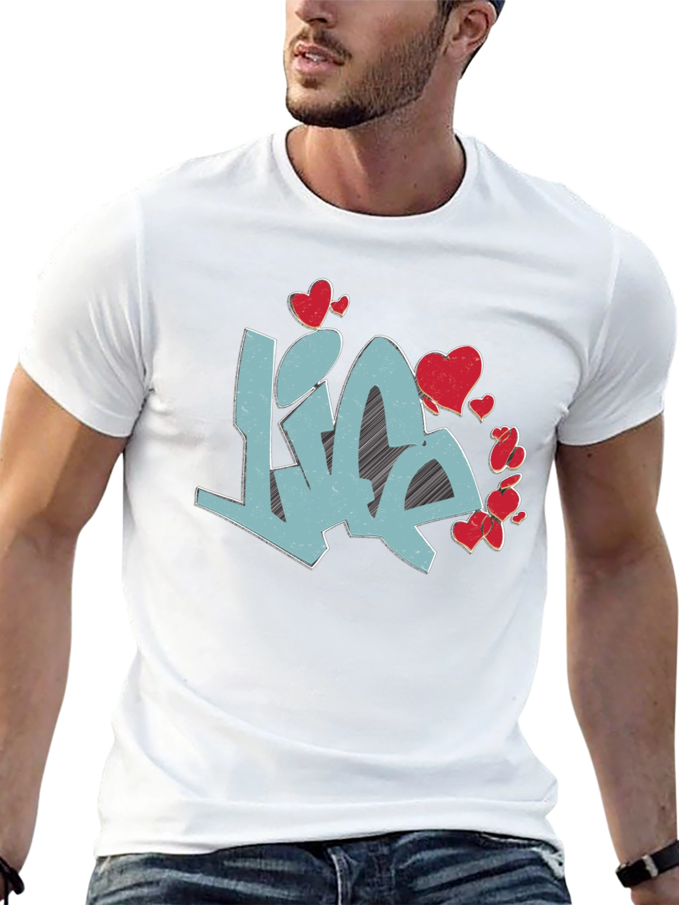 Love Life Graphic Tee - Black