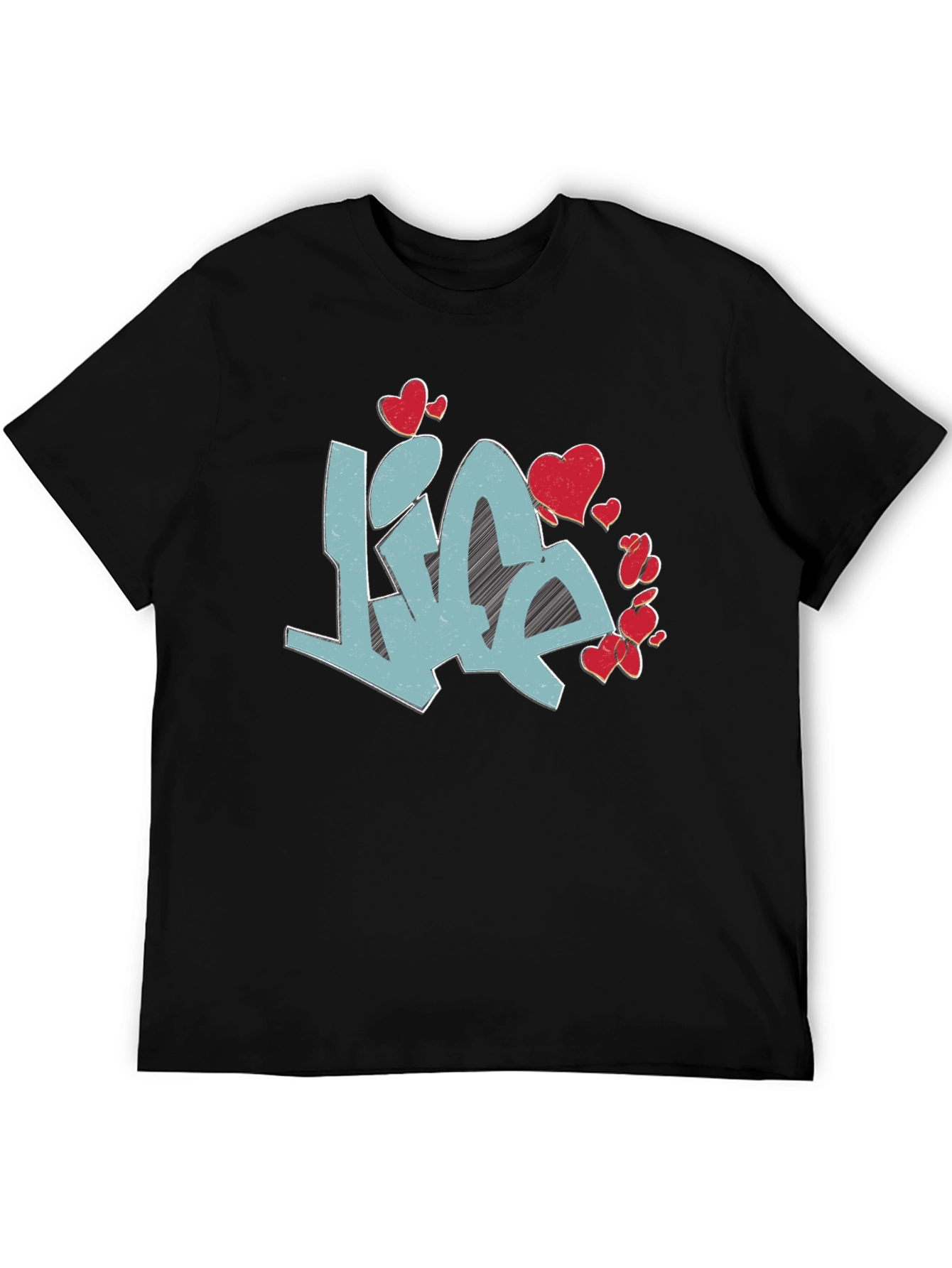 Love Life Graphic Tee - Black
