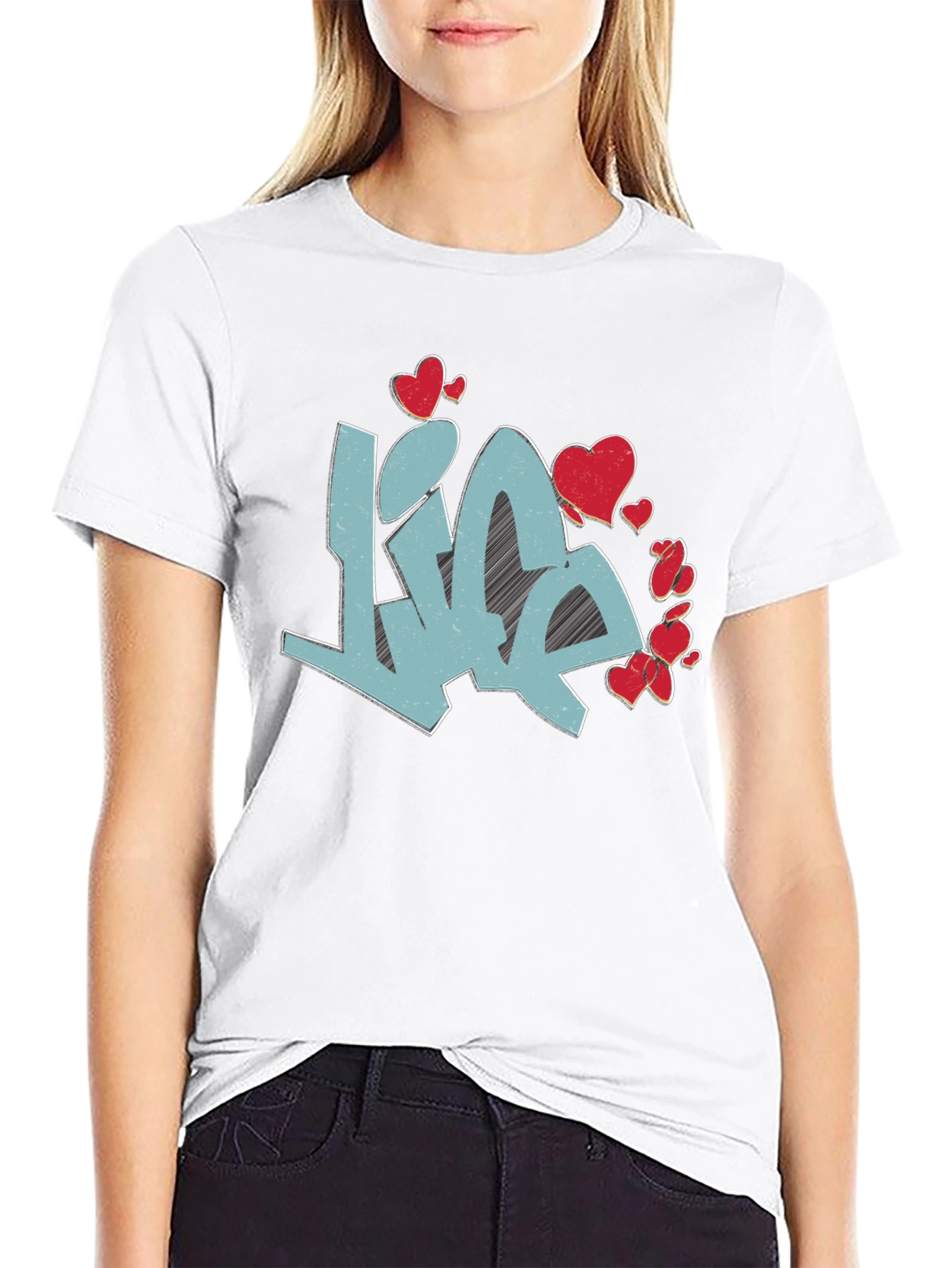 Love Life Graphic Tee - Black