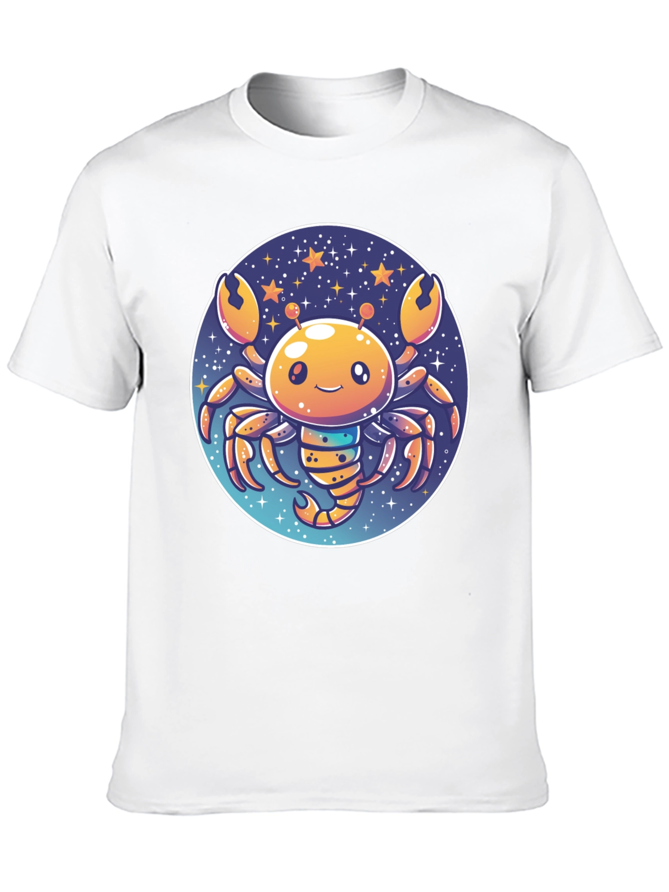 Cartoon Crab Zodiac T-Shirt