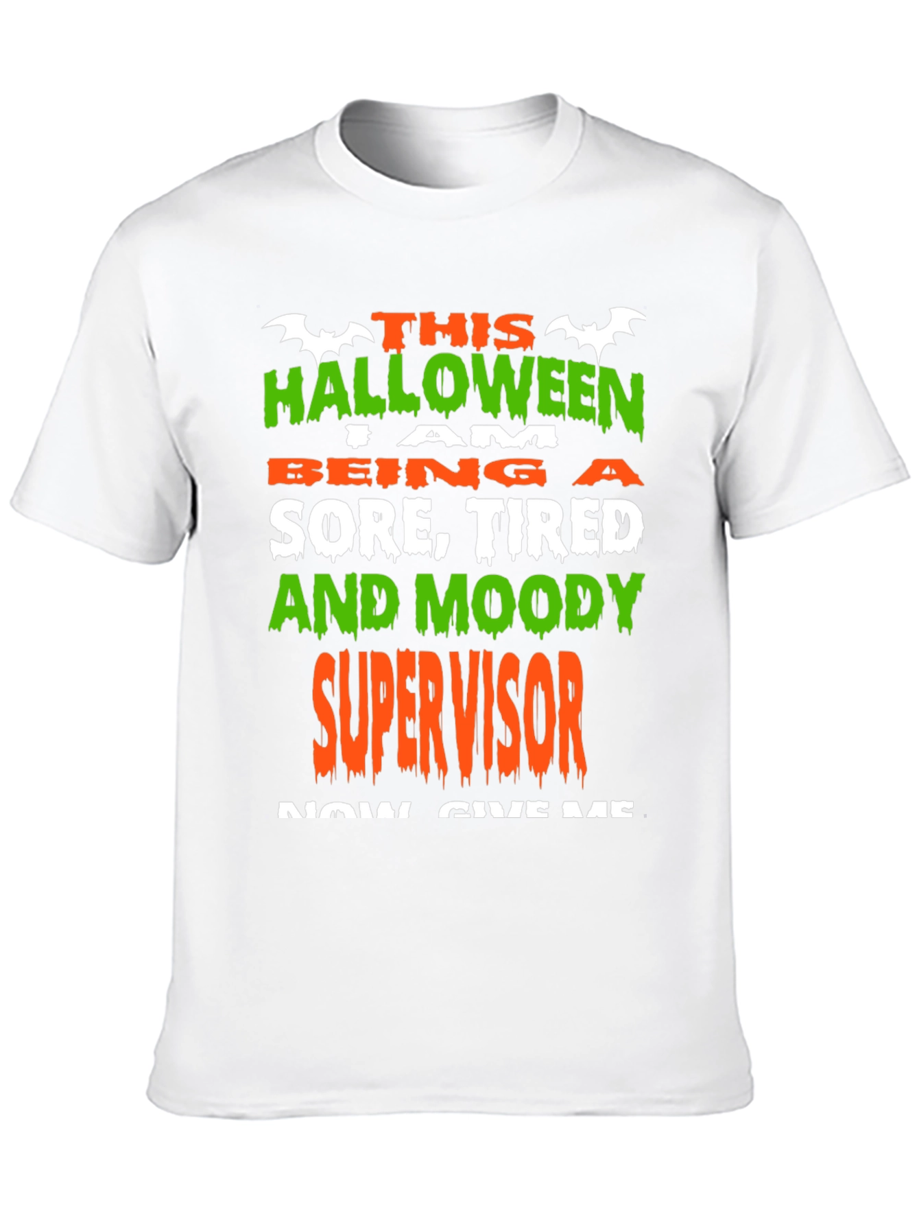 Funny Halloween Supervisor T-Shirt