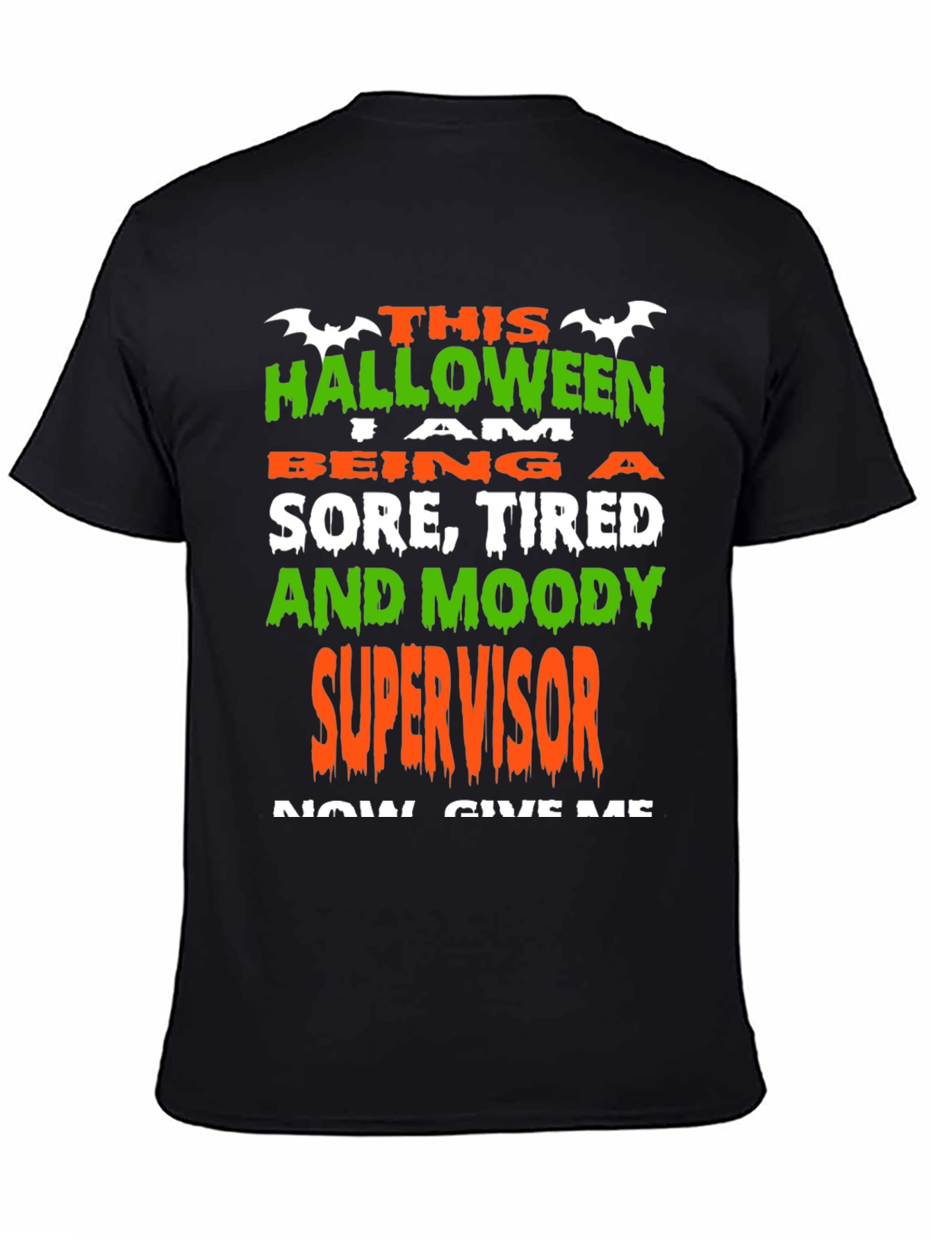 Funny Halloween Supervisor T-Shirt
