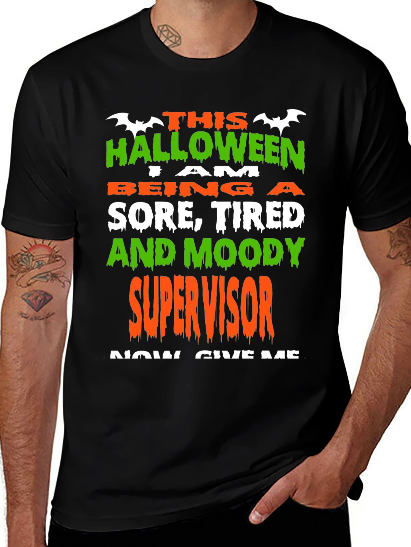 Funny Halloween Supervisor T-Shirt
