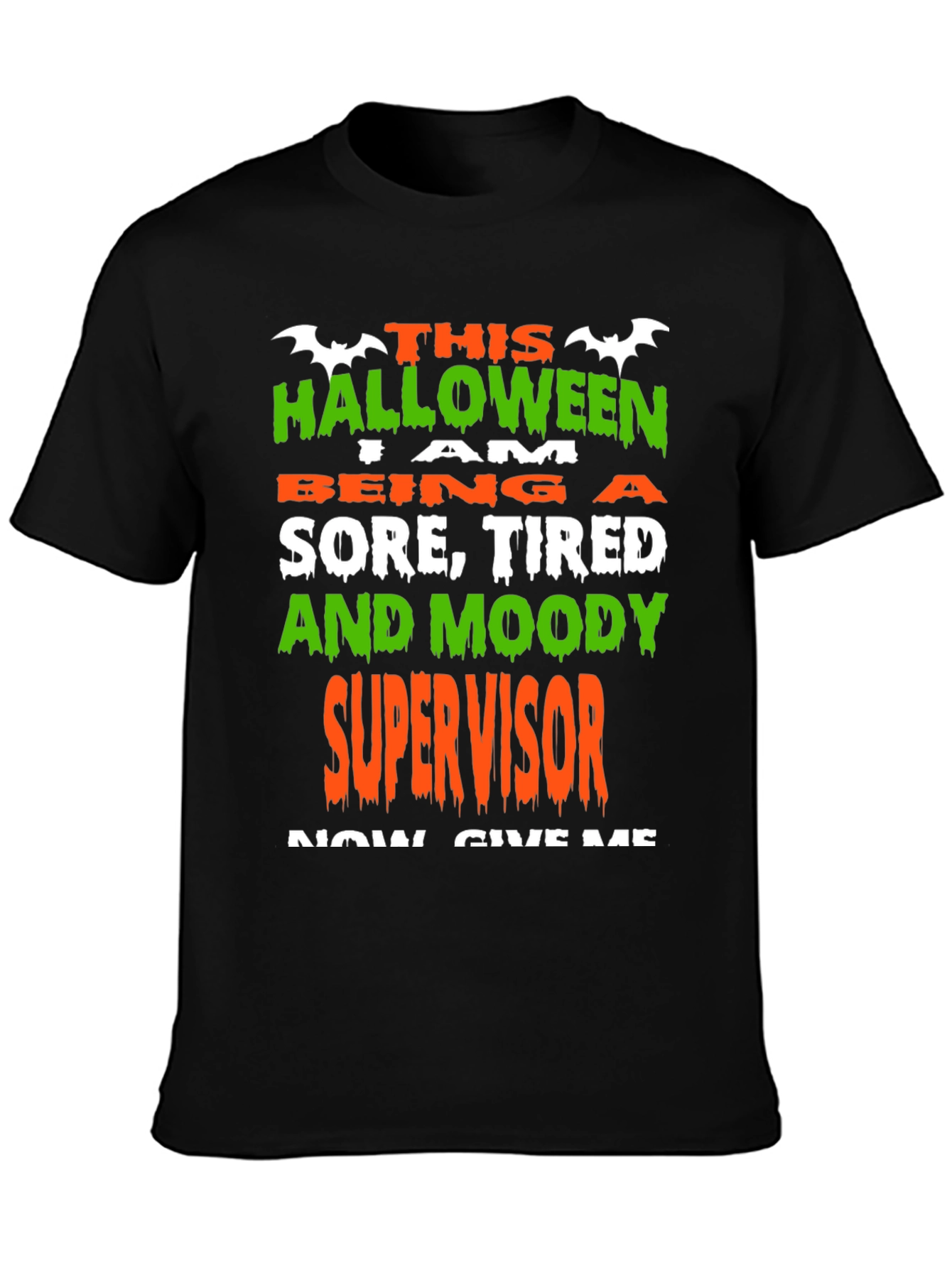 Funny Halloween Supervisor T-Shirt