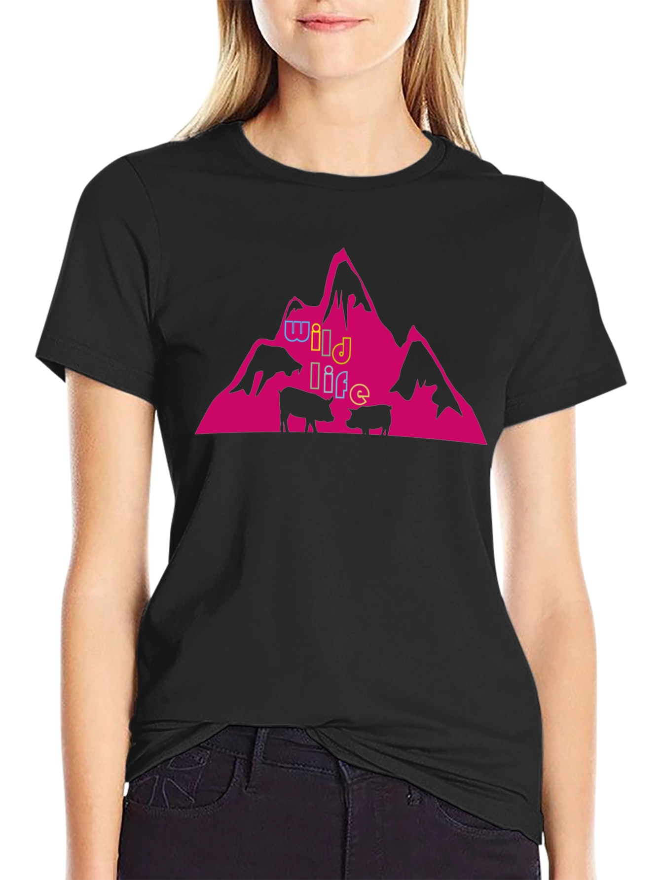 Wildlife Mountain Graphic Tee