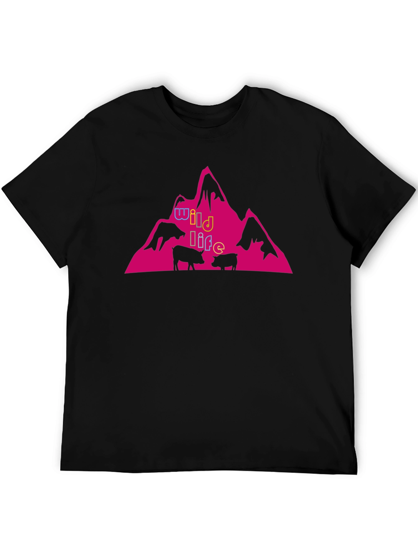 Wildlife Mountain Graphic Tee
