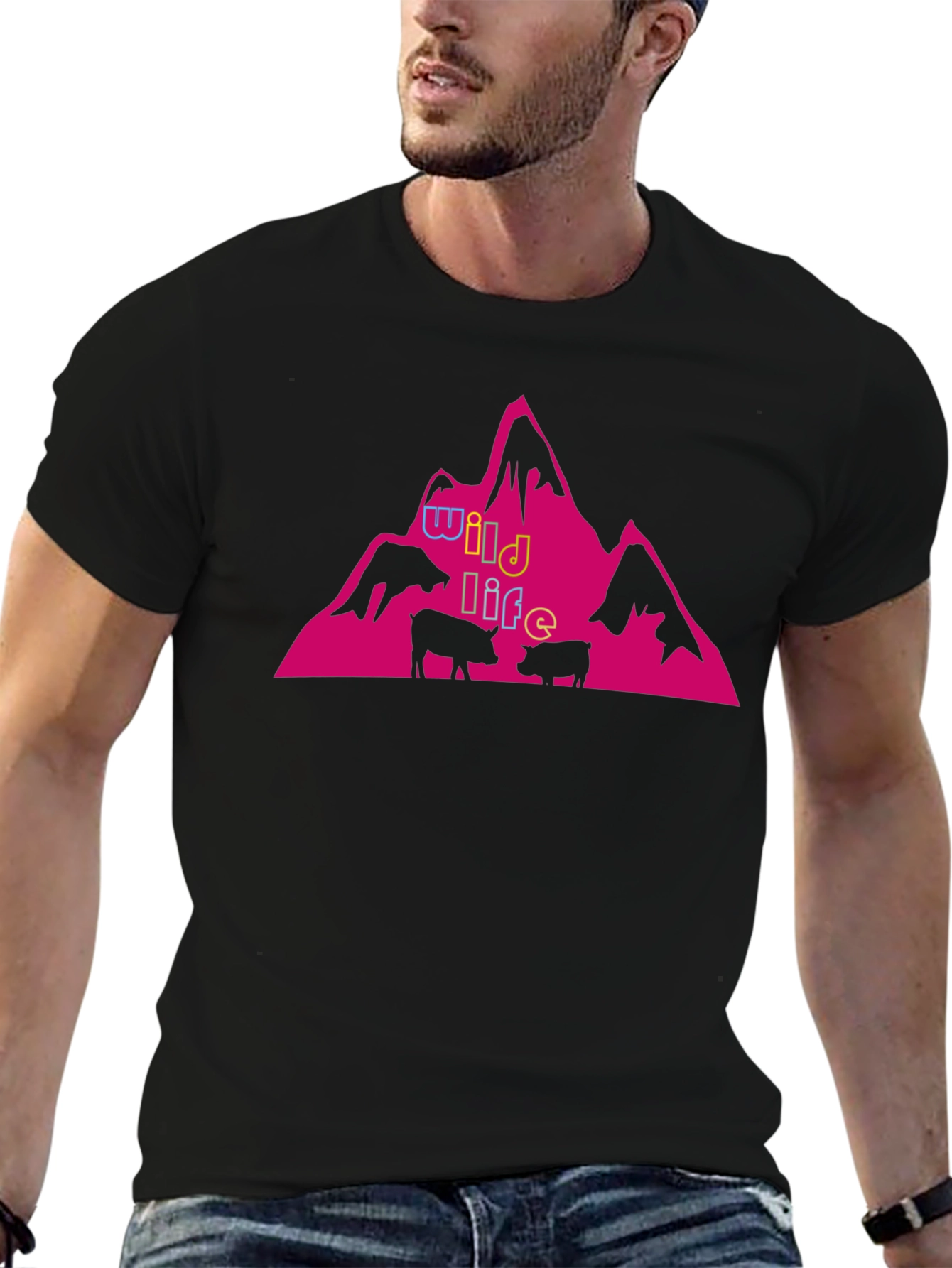 Wildlife Mountain Graphic Tee