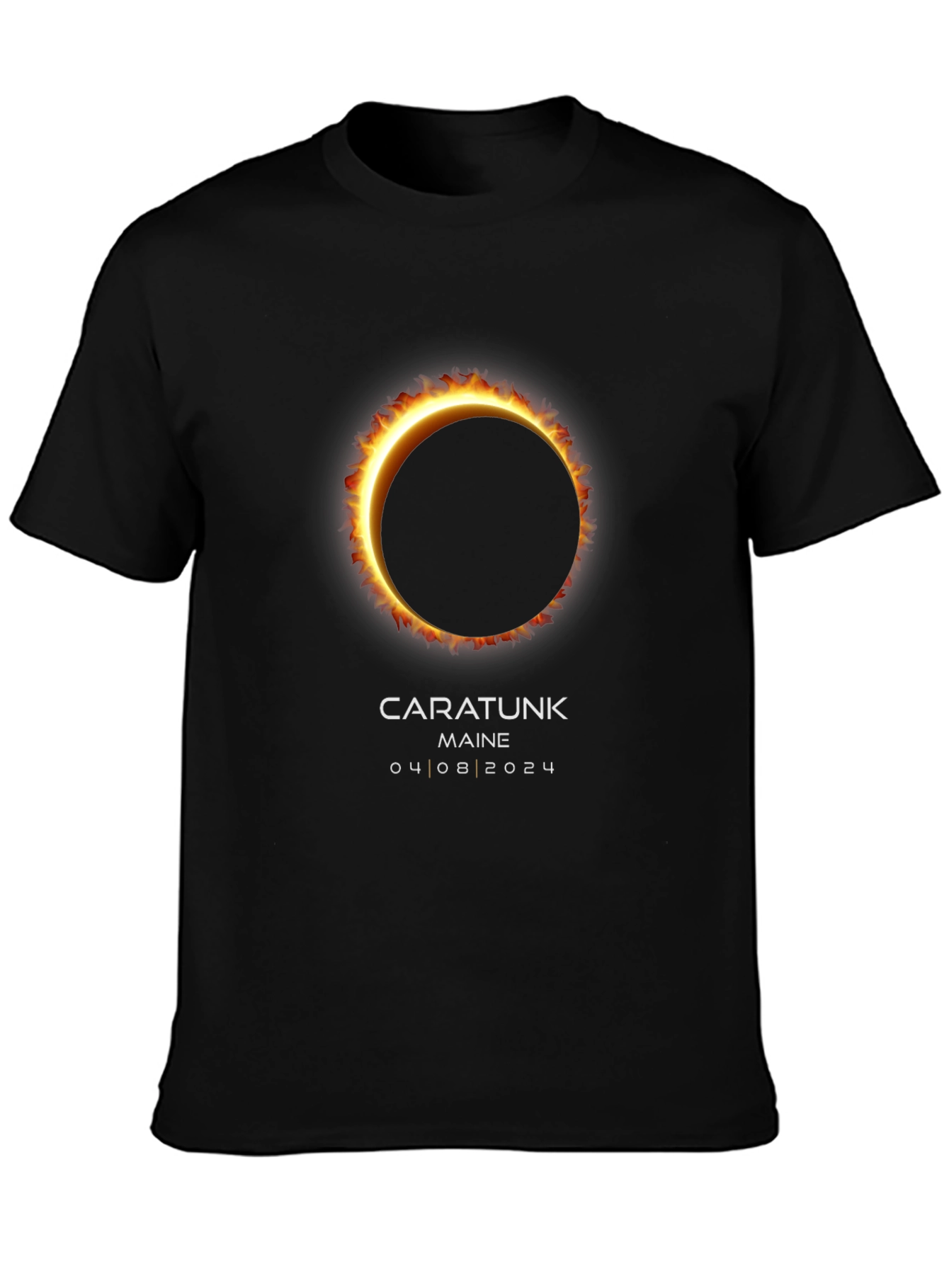 Solar Eclipse Caratunk Maine 2024 T-Shirt