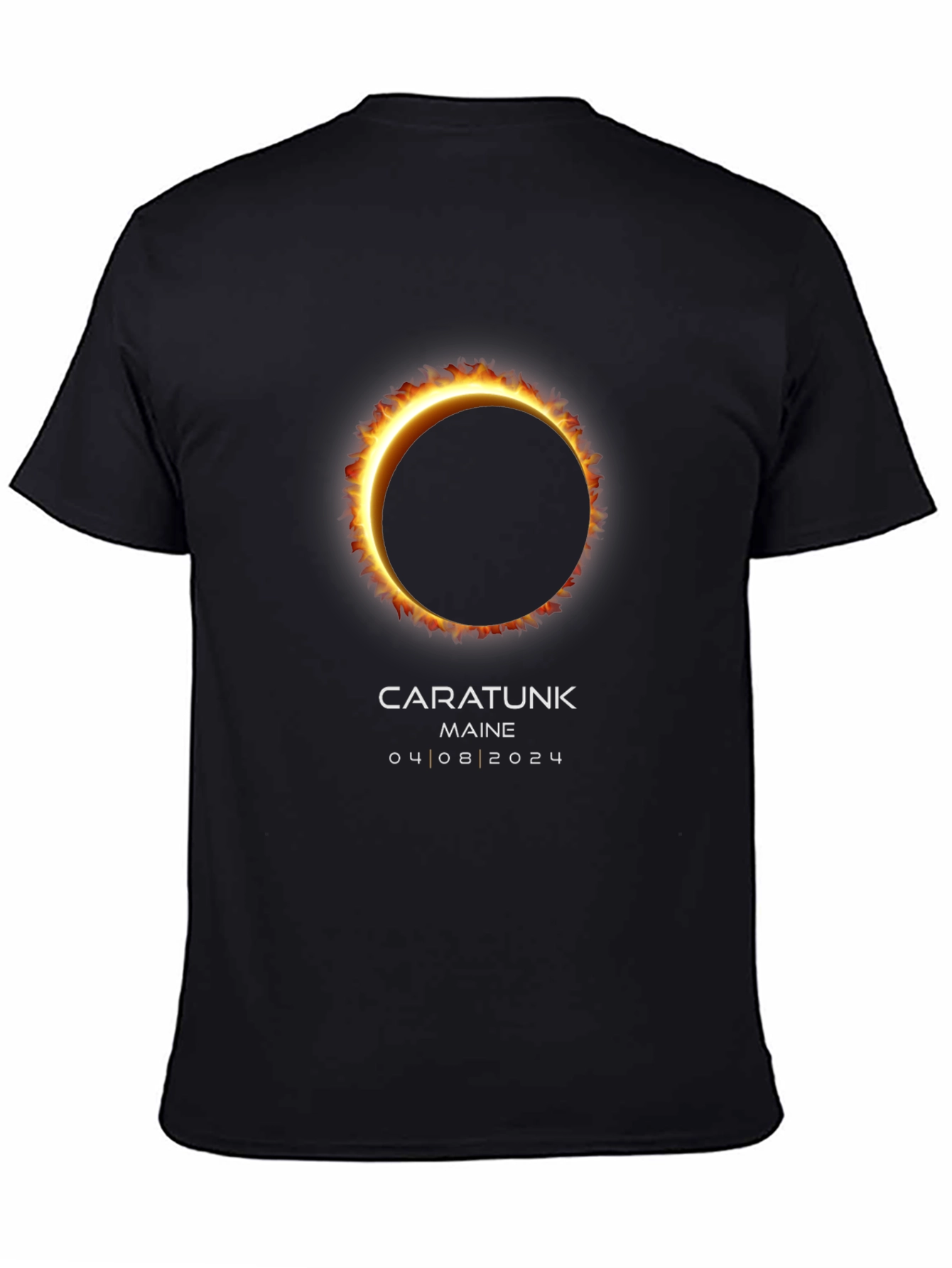 Solar Eclipse Caratunk Maine 2024 T-Shirt
