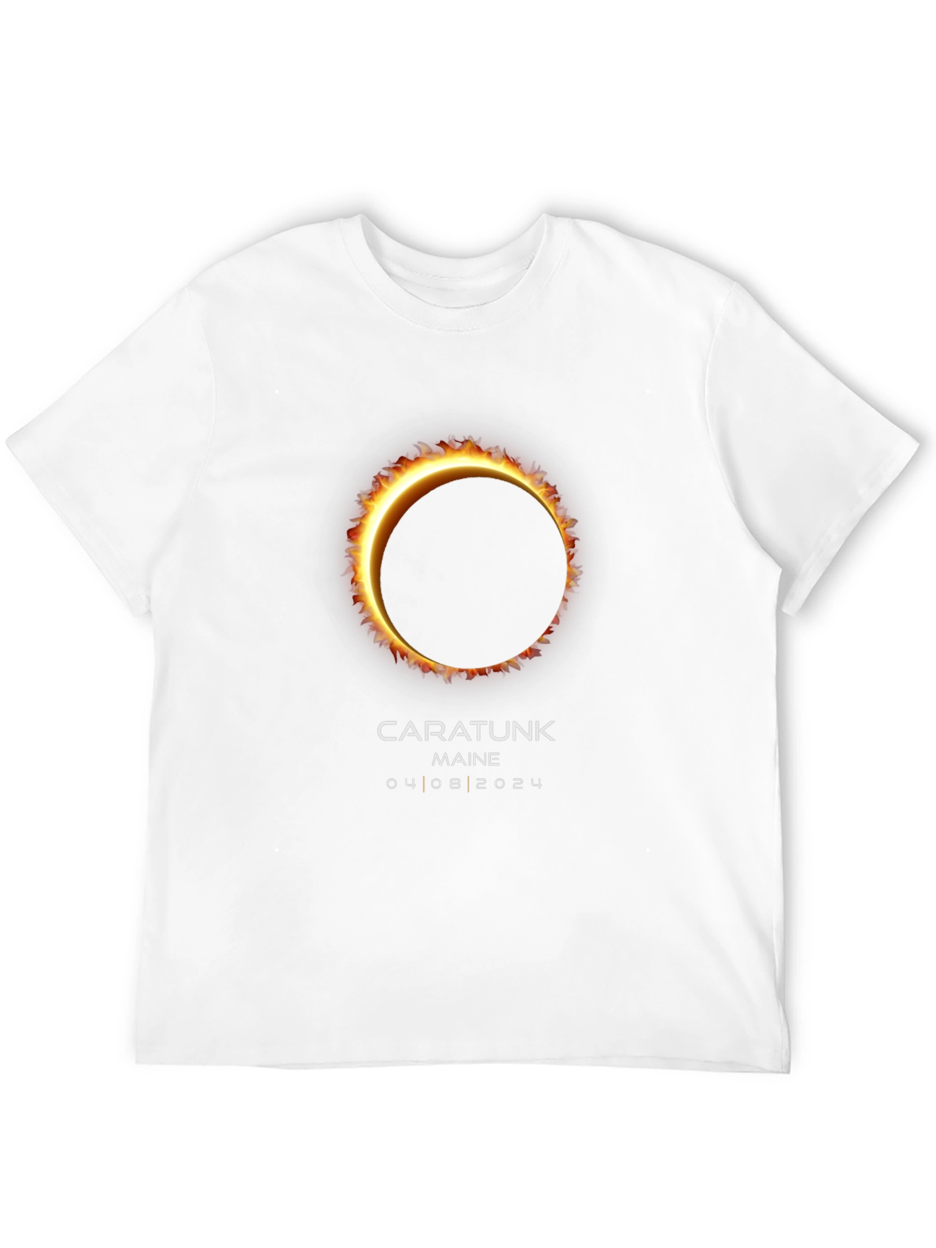 Solar Eclipse Caratunk Maine 2024 T-Shirt