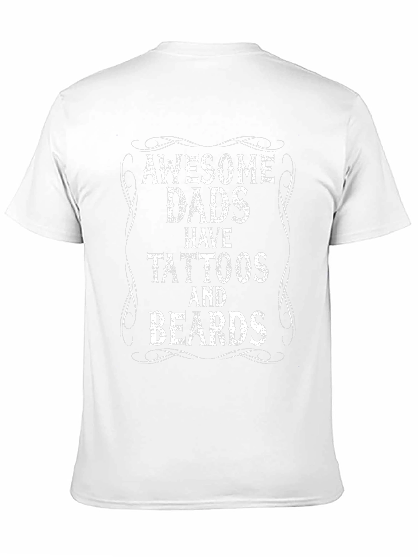 Awesome Dads Tattoos & Beards Graphic Tee