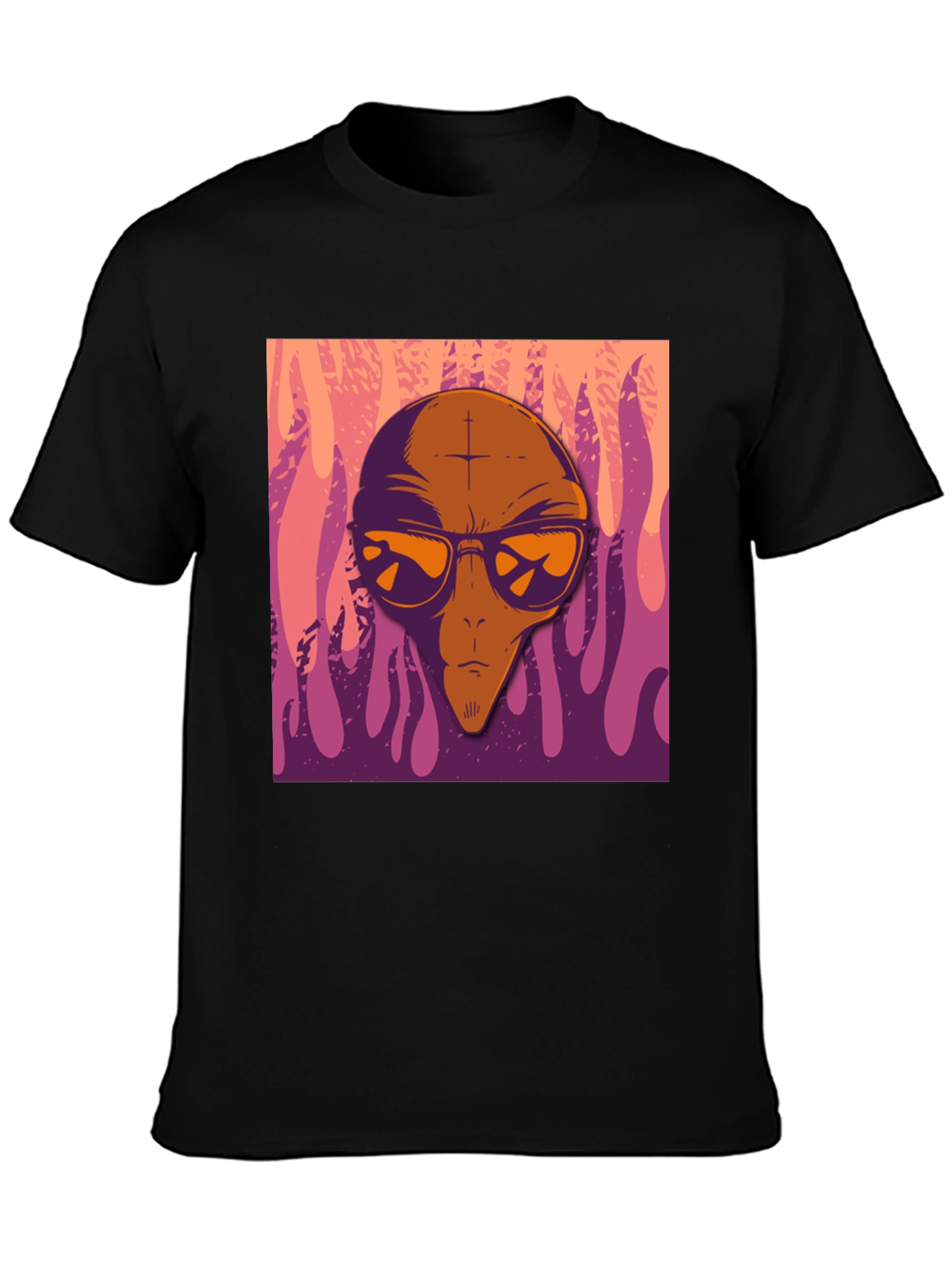 Retro Alien Graphic Tee - Cool Outer Space Design