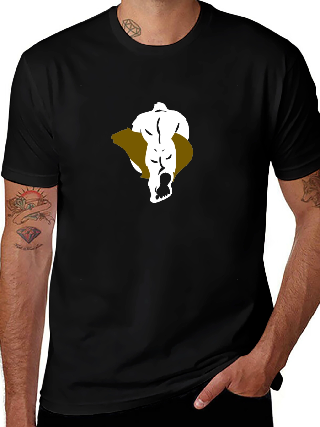 Graphic Tee - Roaring Bear Design