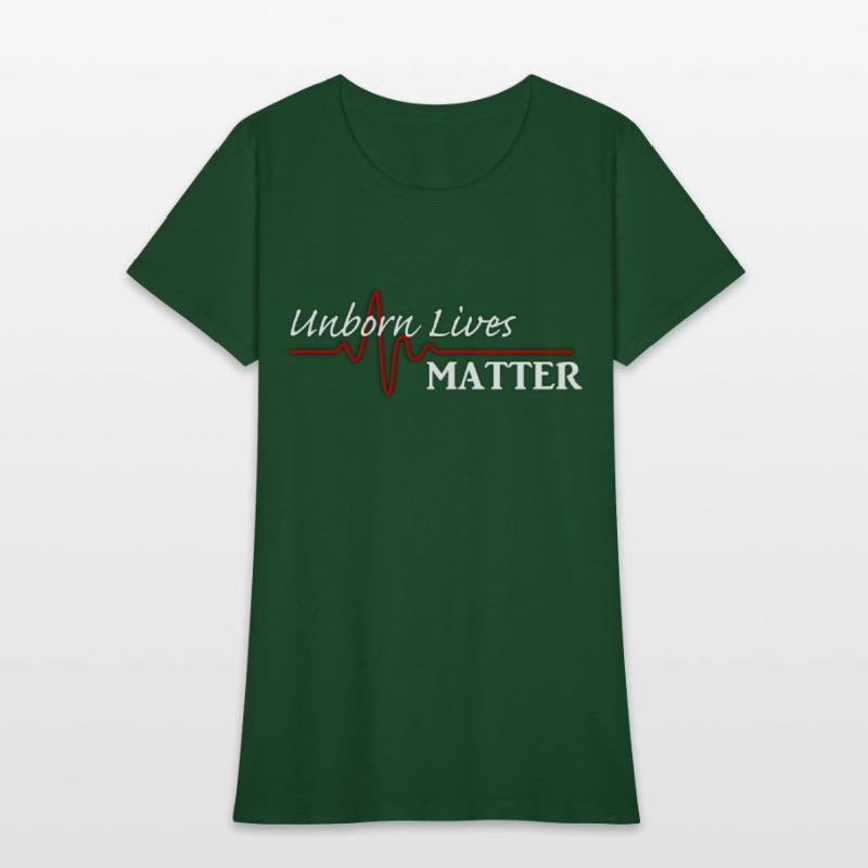Unborn Lives Matter Pro Life Heartbeat Christian