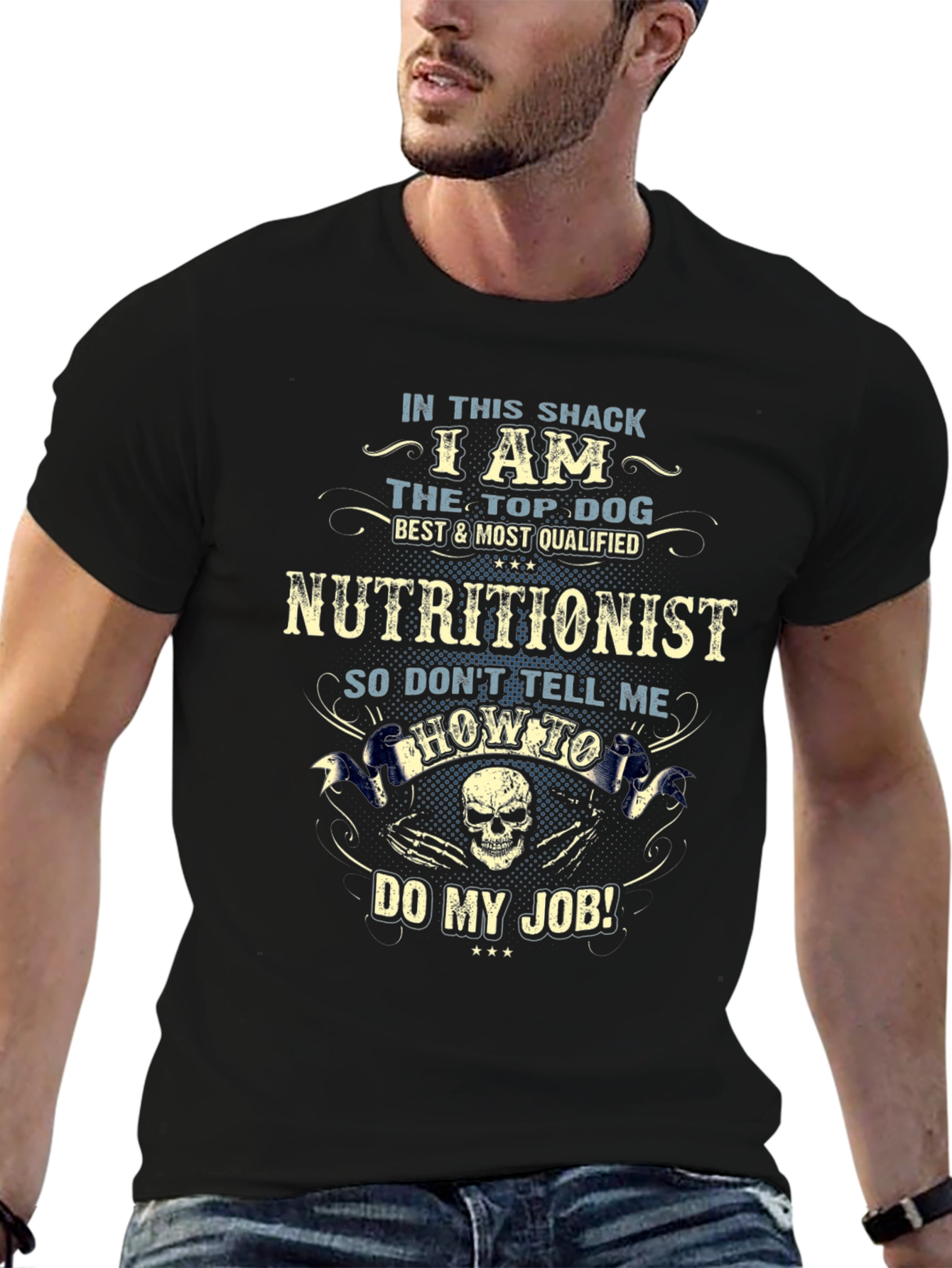 Nutritionist Top Dog Graphic T-Shirt