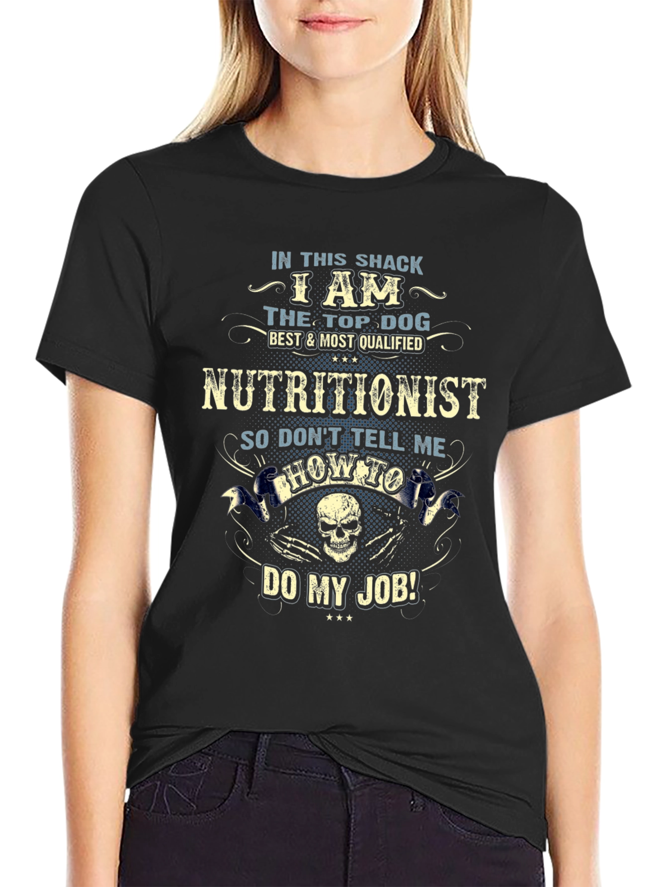 Nutritionist Top Dog Graphic T-Shirt