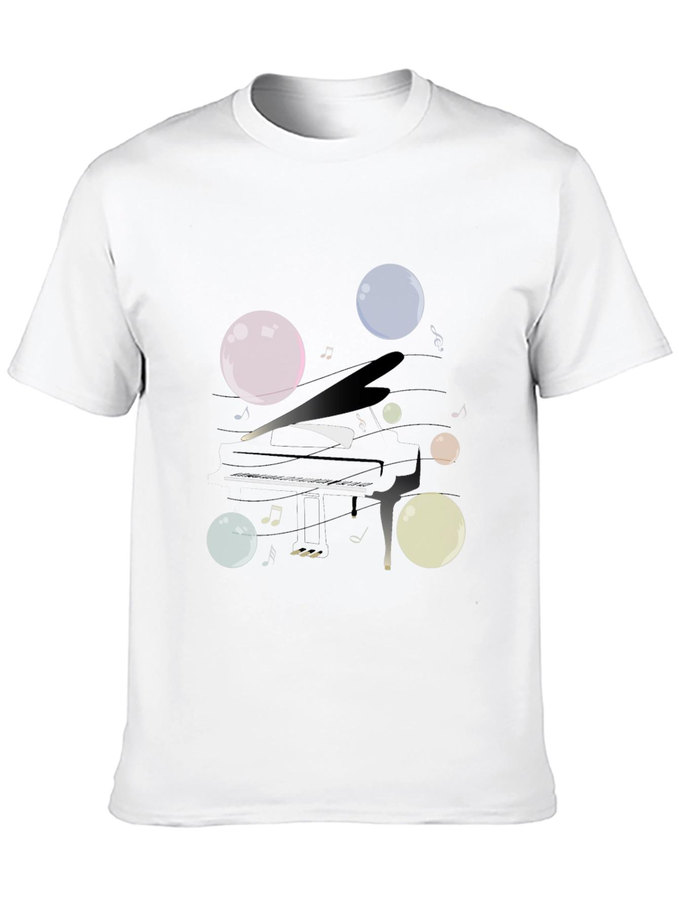 Musical Bubbles Graphic T-Shirt