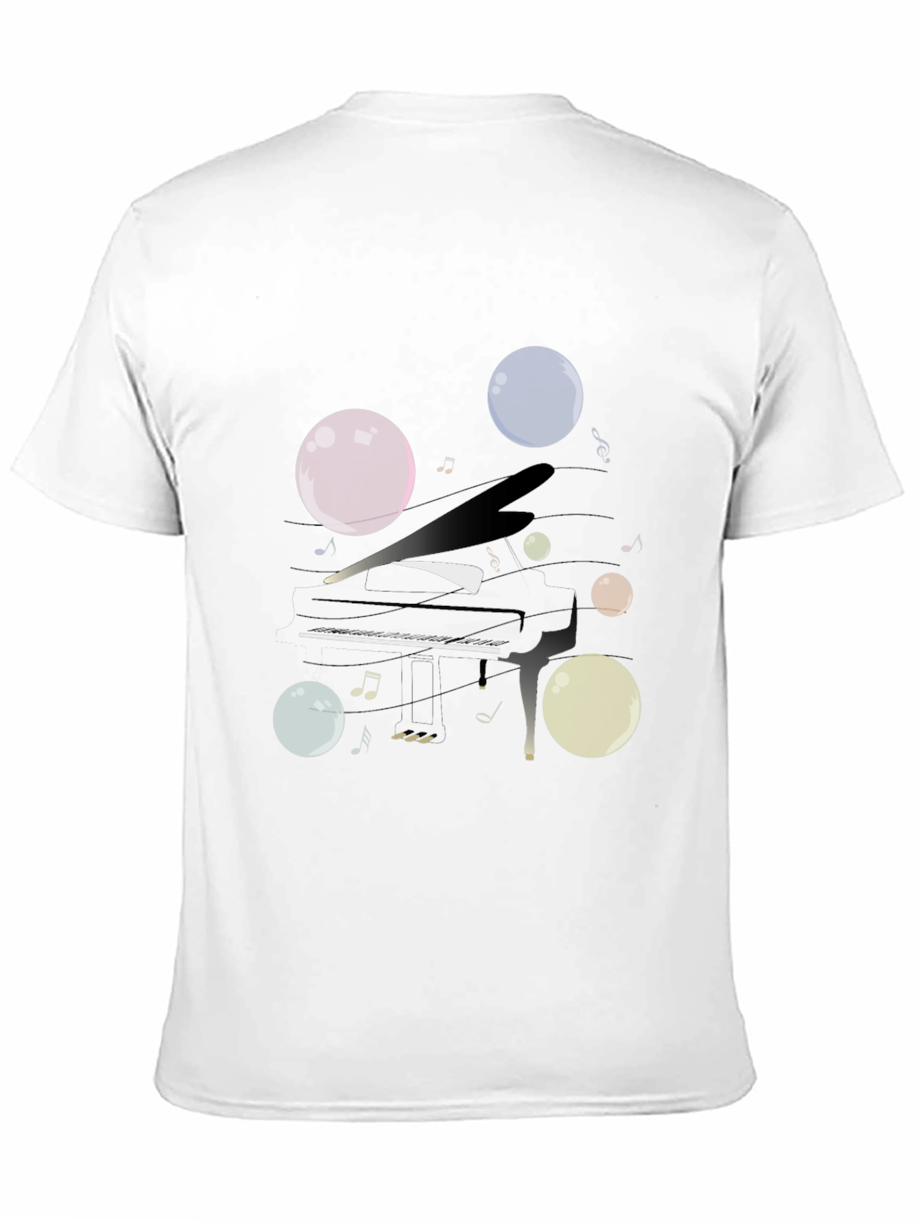 Musical Bubbles Graphic T-Shirt