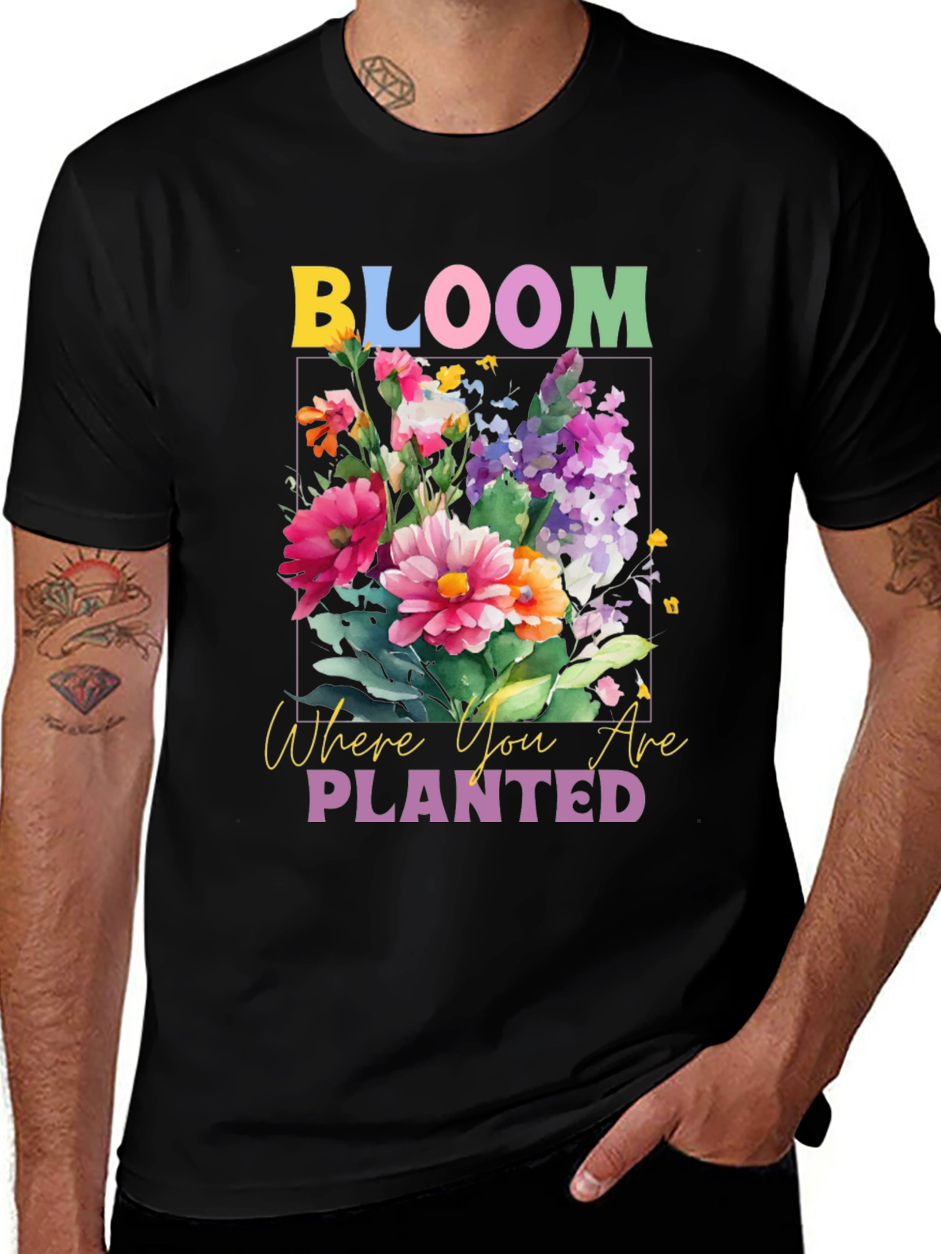 Bloom Where You Are Planted Graphic Tee