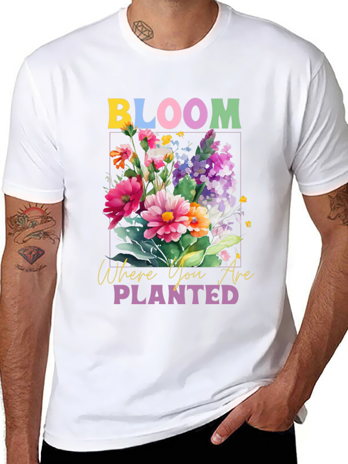 Bloom Where You Are Planted Graphic Tee