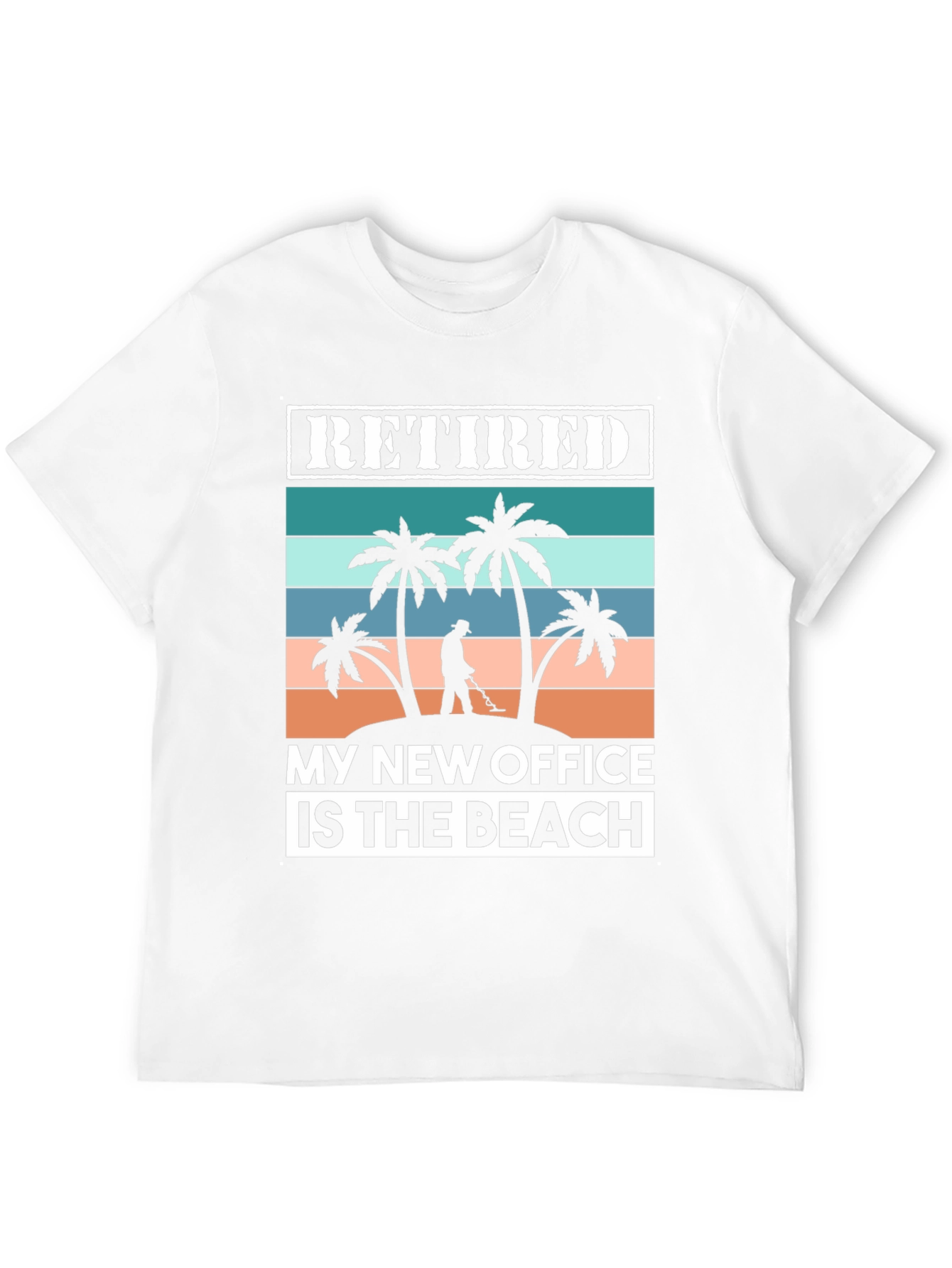 Retired My New Office Is The Beach Graphic T-Shirt
