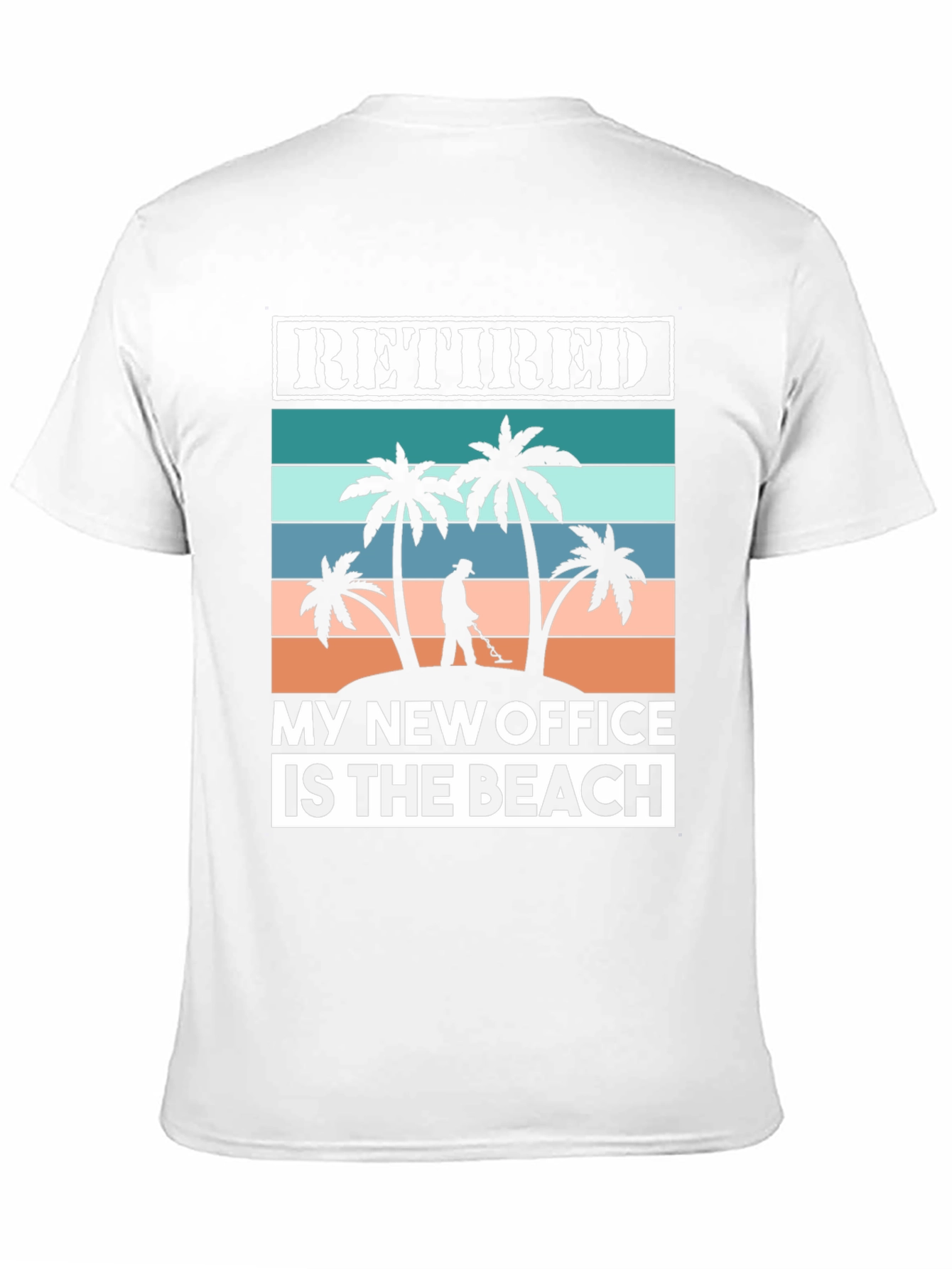 Retired My New Office Is The Beach Graphic T-Shirt