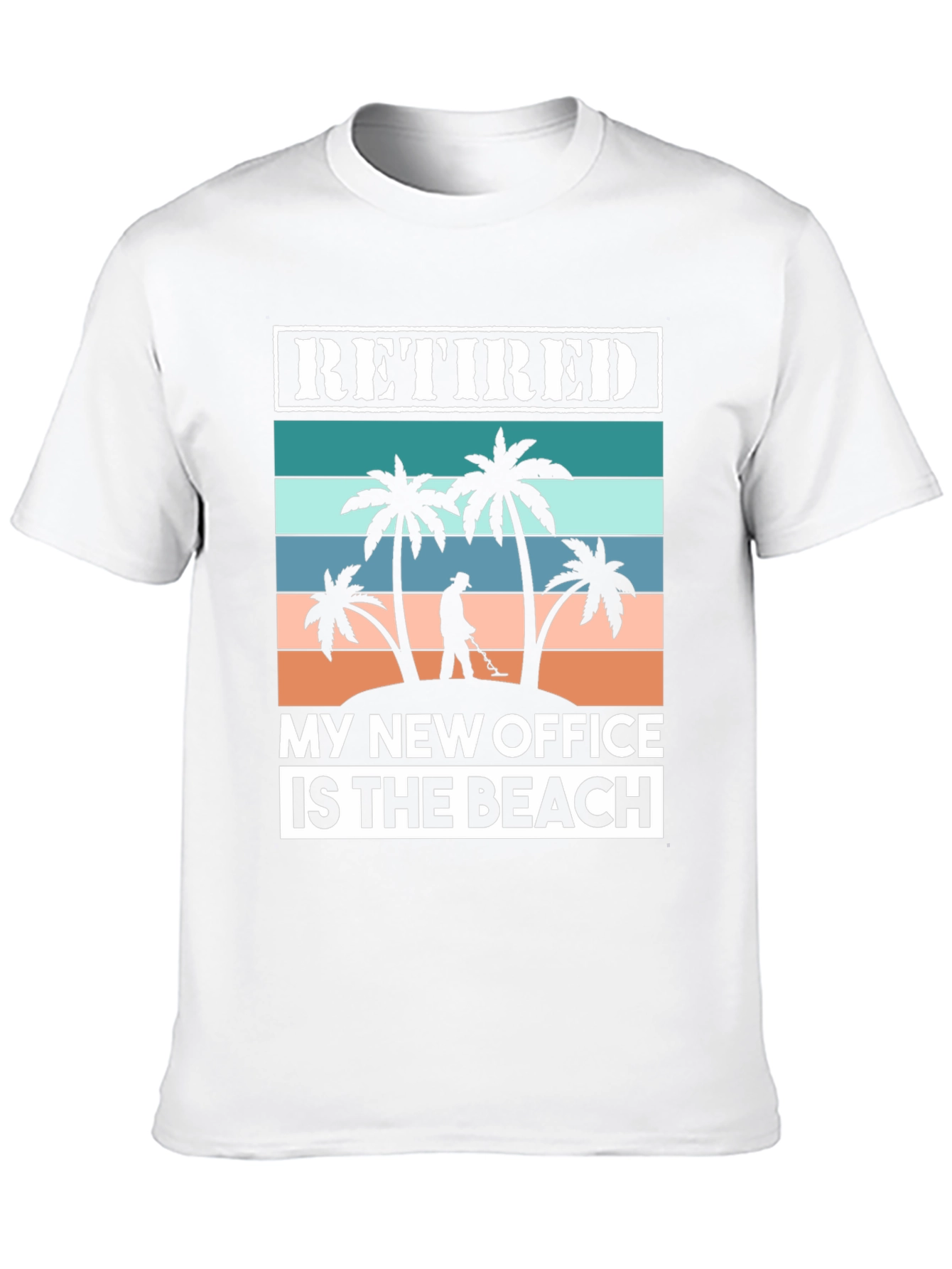 Retired My New Office Is The Beach Graphic T-Shirt