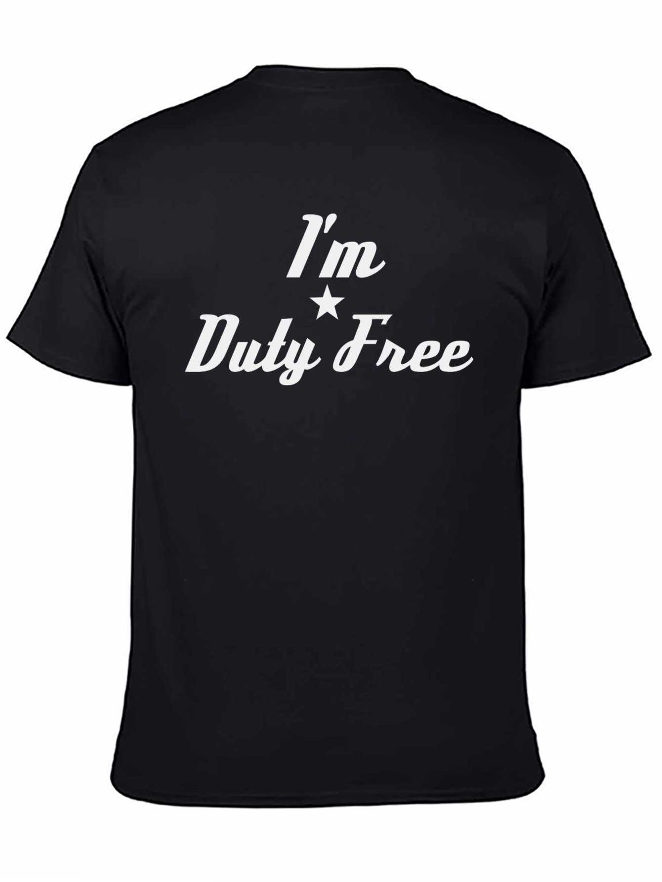 Im Duty Free Black Tee