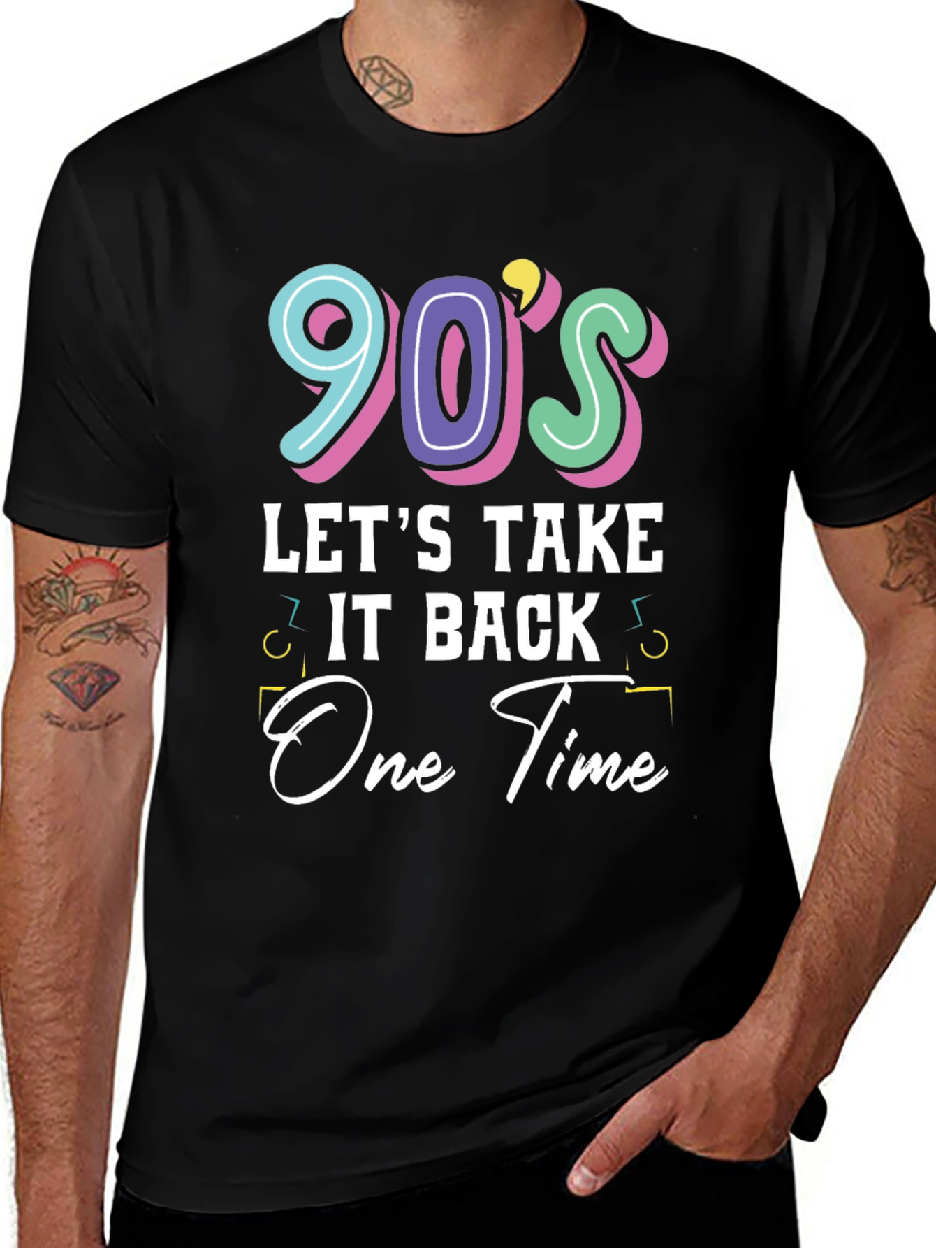 90s Throwback Graphic Tee - Retro Style