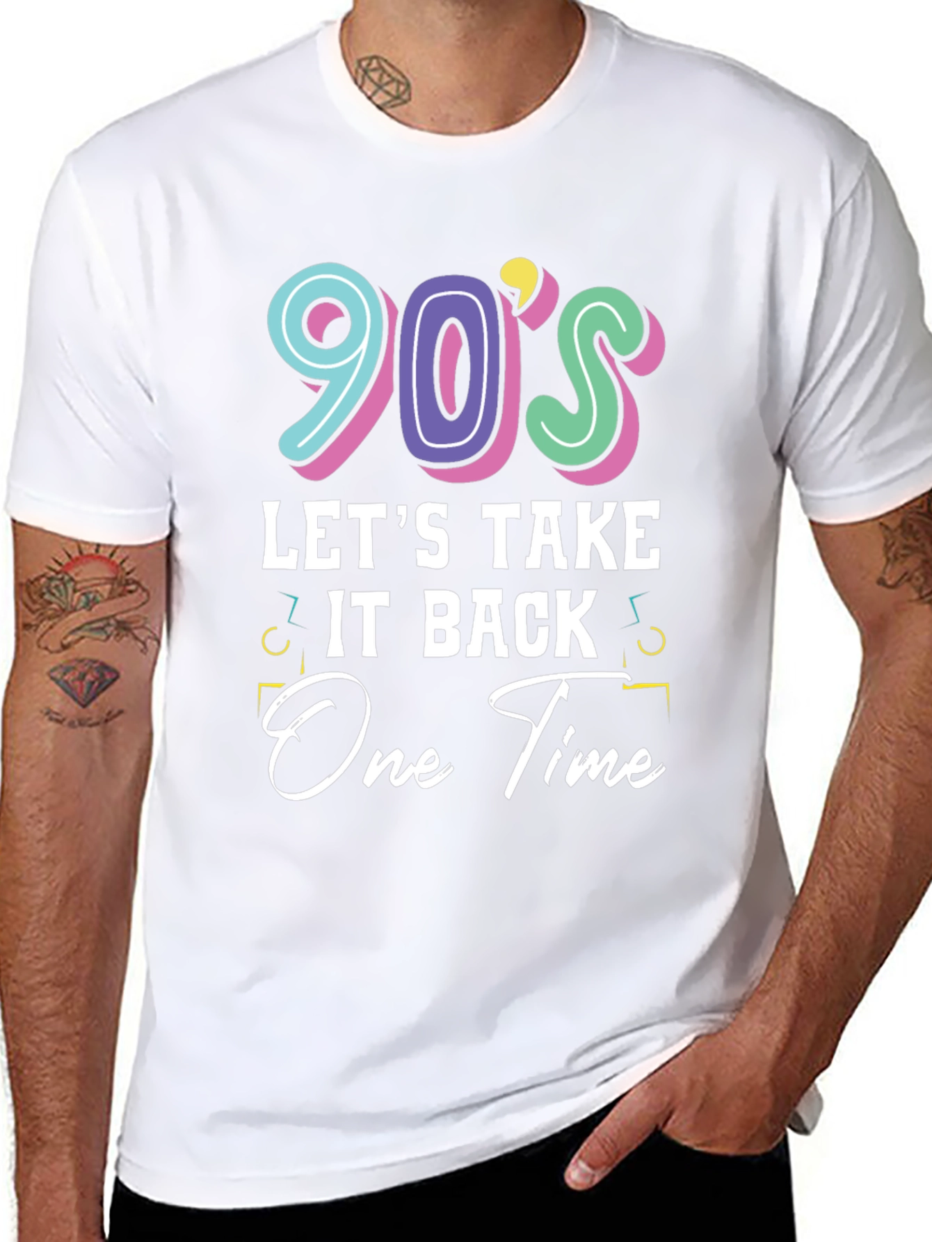 90s Throwback Graphic Tee - Retro Style