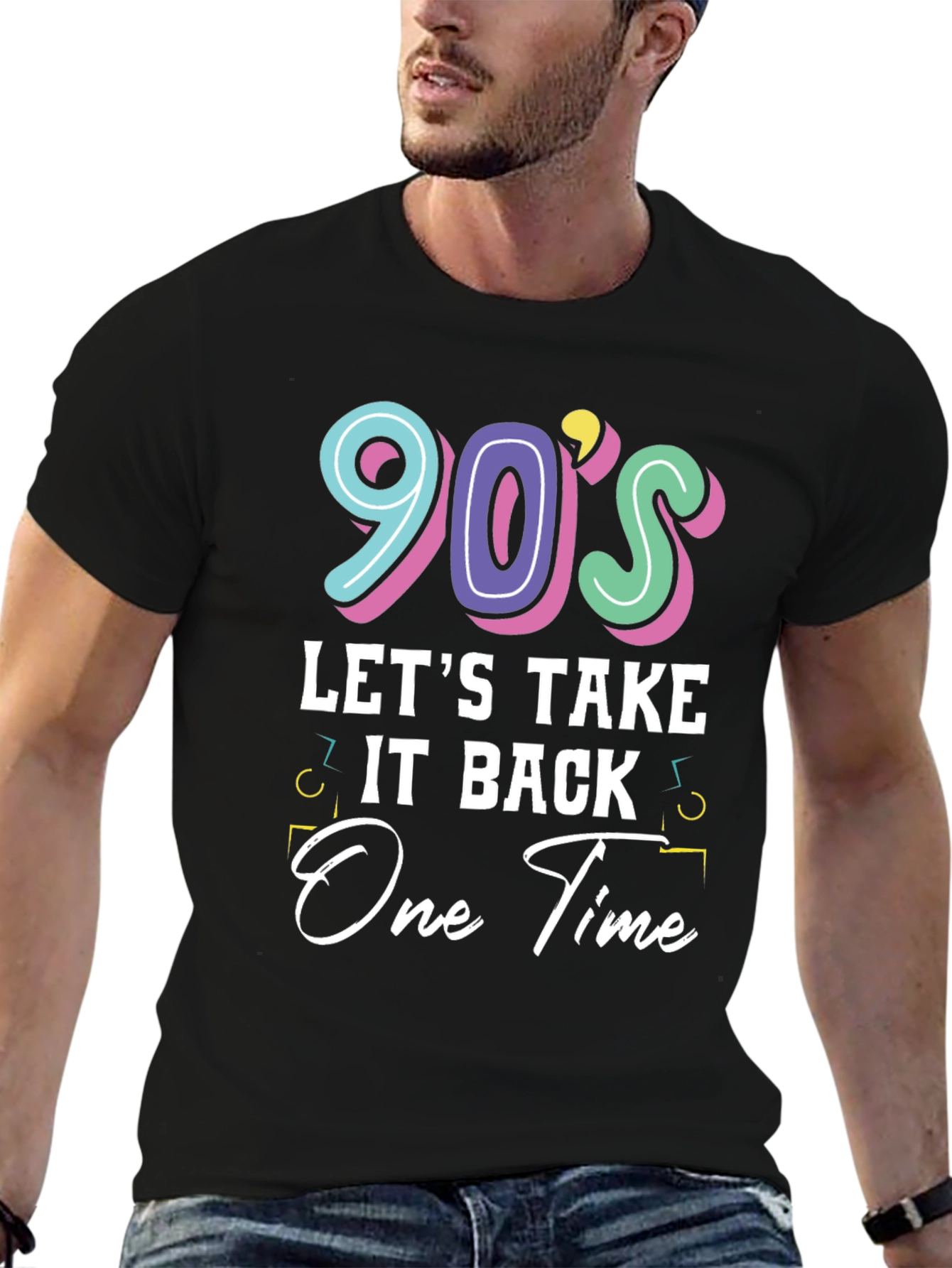 90s Throwback Graphic Tee - Retro Style