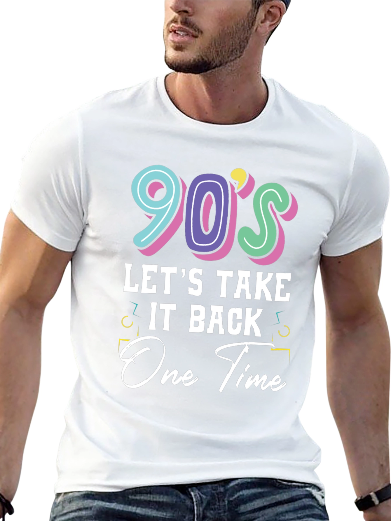 90s Throwback Graphic Tee - Retro Style