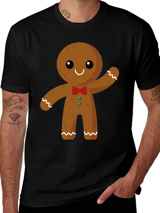 Gingerbread Man Graphic Tee - Holiday Cheer