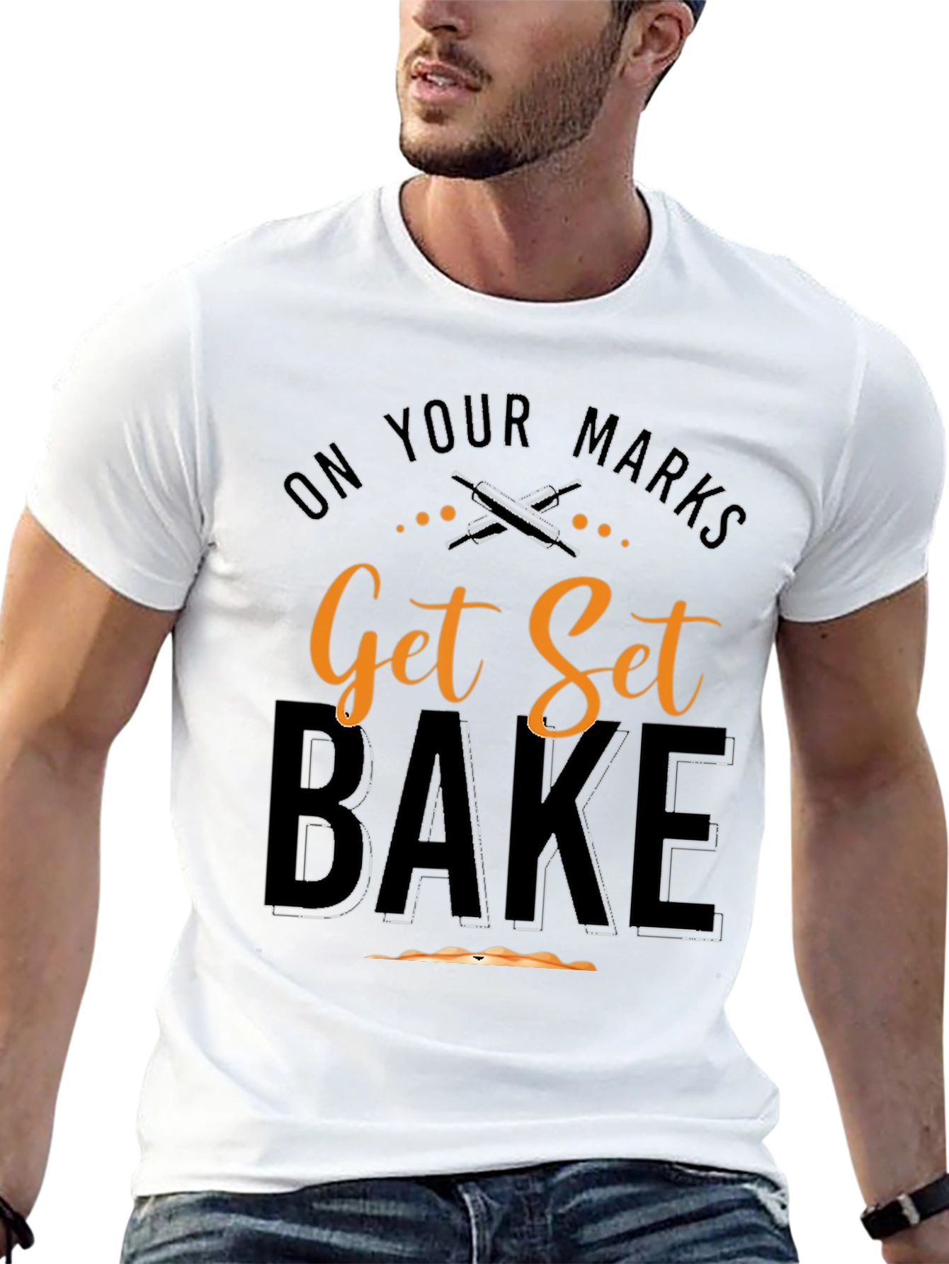 Get Set Bake T-Shirt - Baking Lover Gift