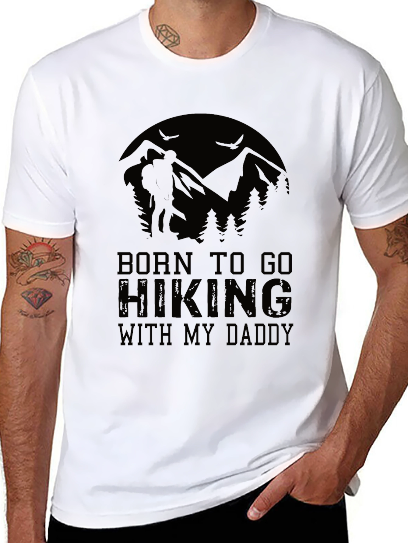 Born to Hike T-Shirt - Hiker Daddy Tee