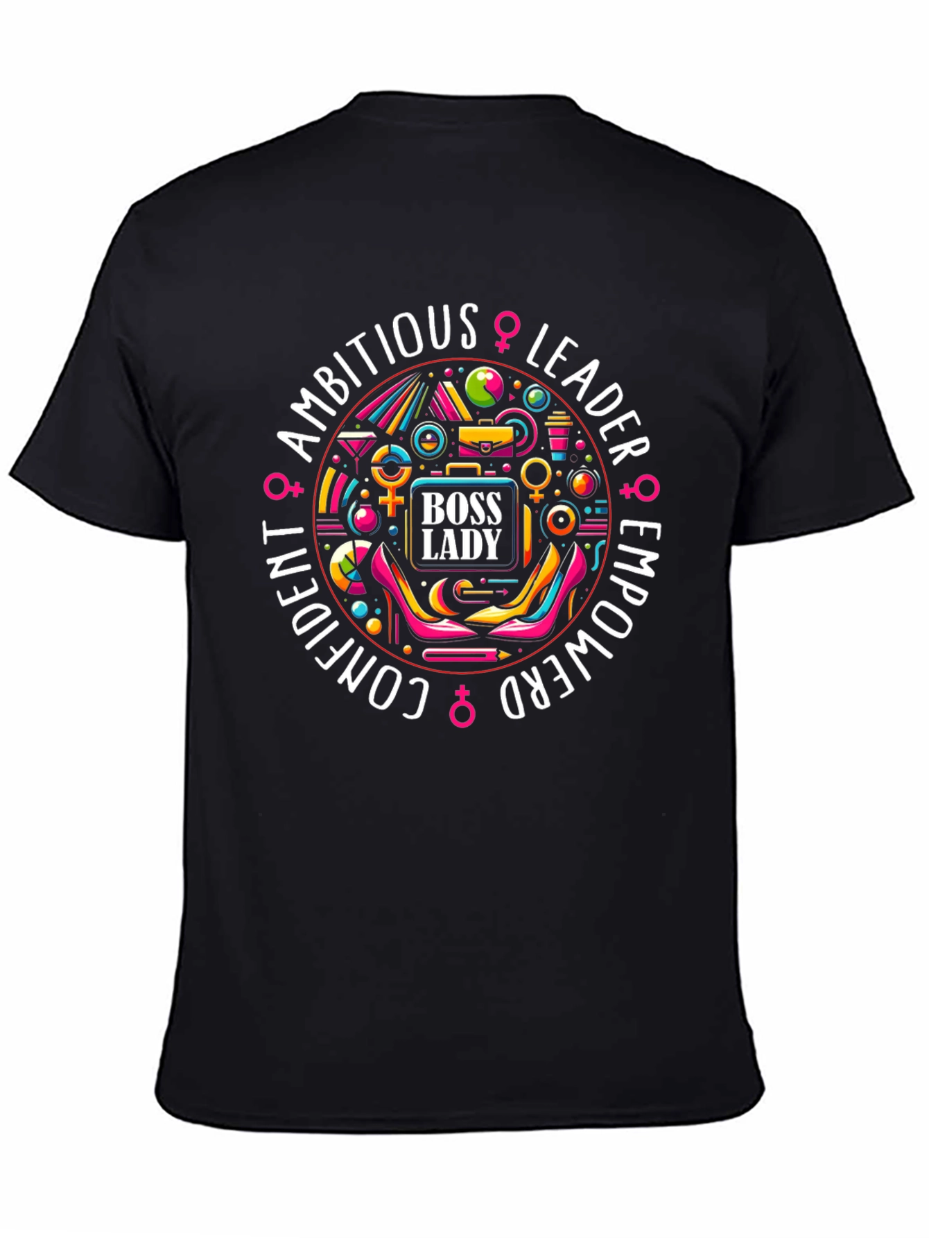 Empowered Boss Lady Graphic Tee - Confident Leader Shirt