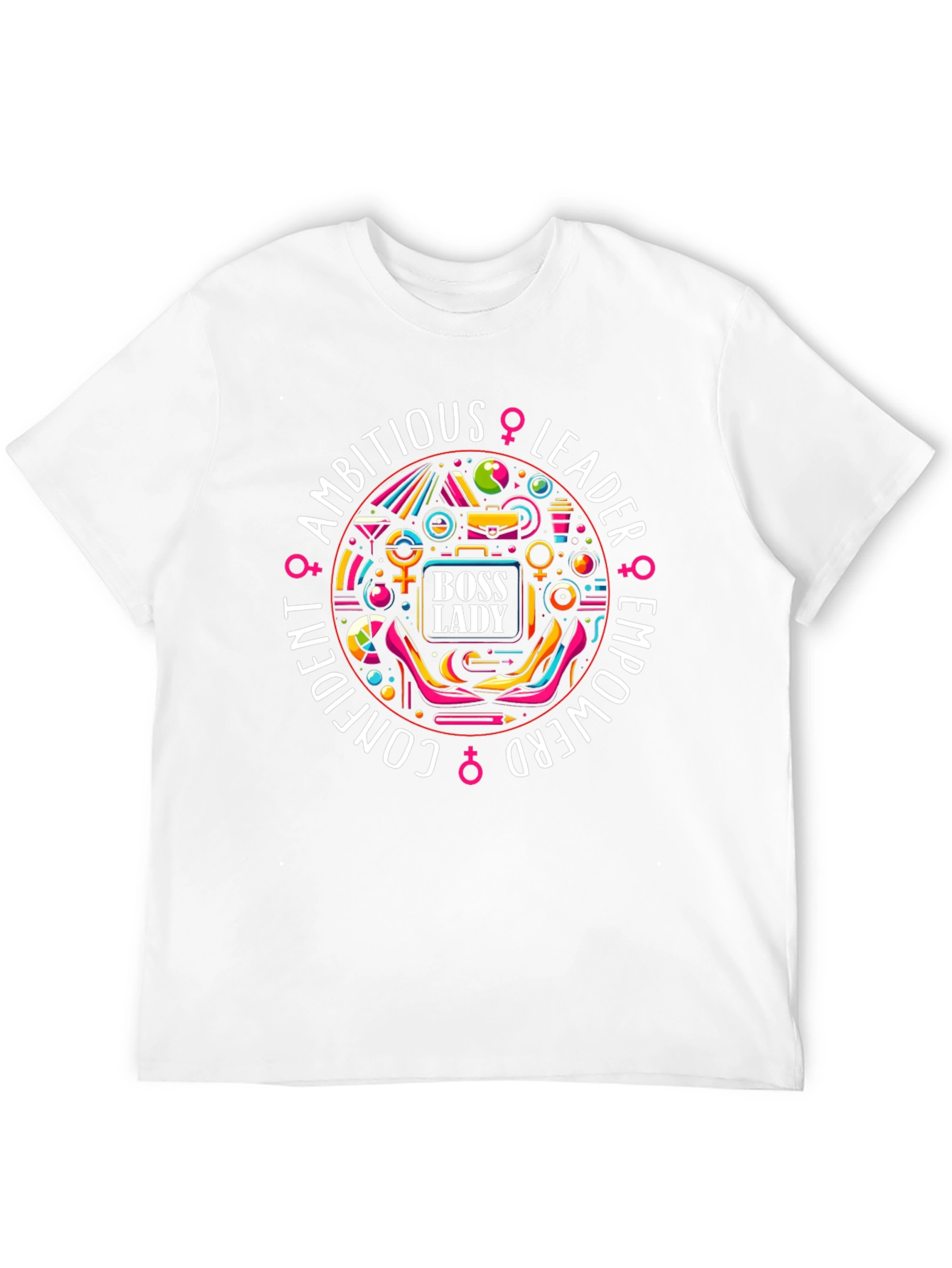Empowered Boss Lady Graphic Tee - Confident Leader Shirt