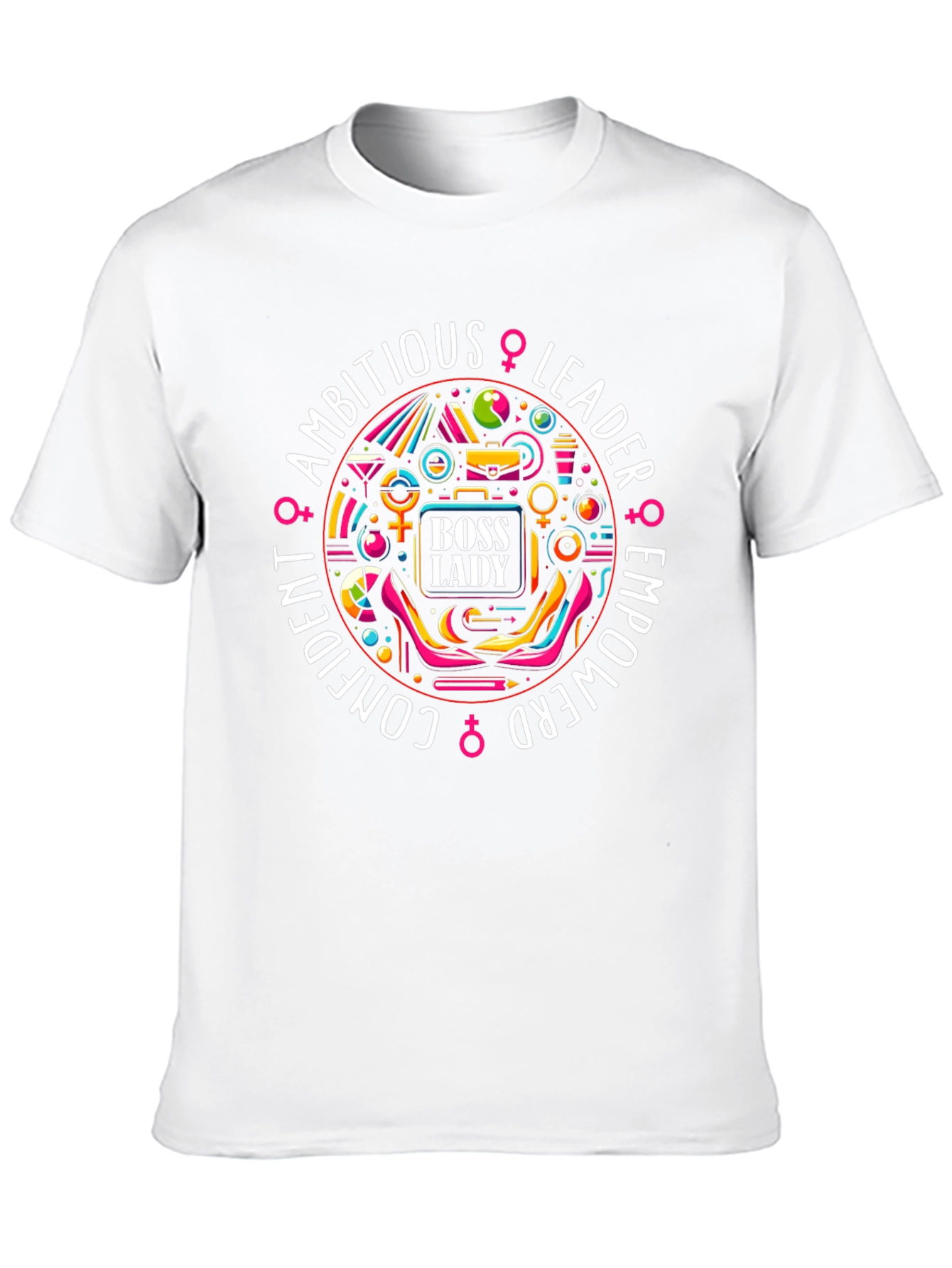 Empowered Boss Lady Graphic Tee - Confident Leader Shirt