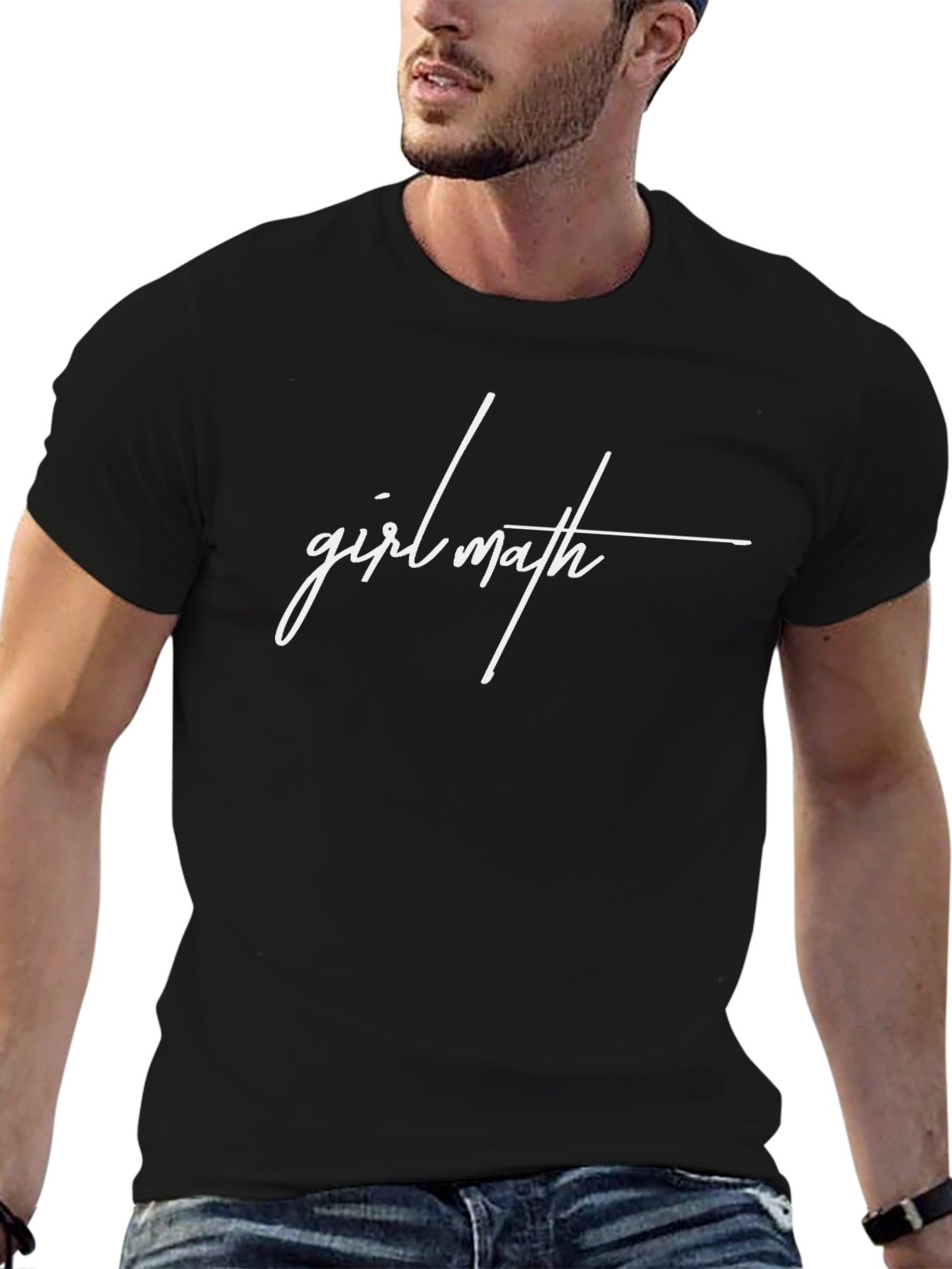 Girl Math Black T-Shirt