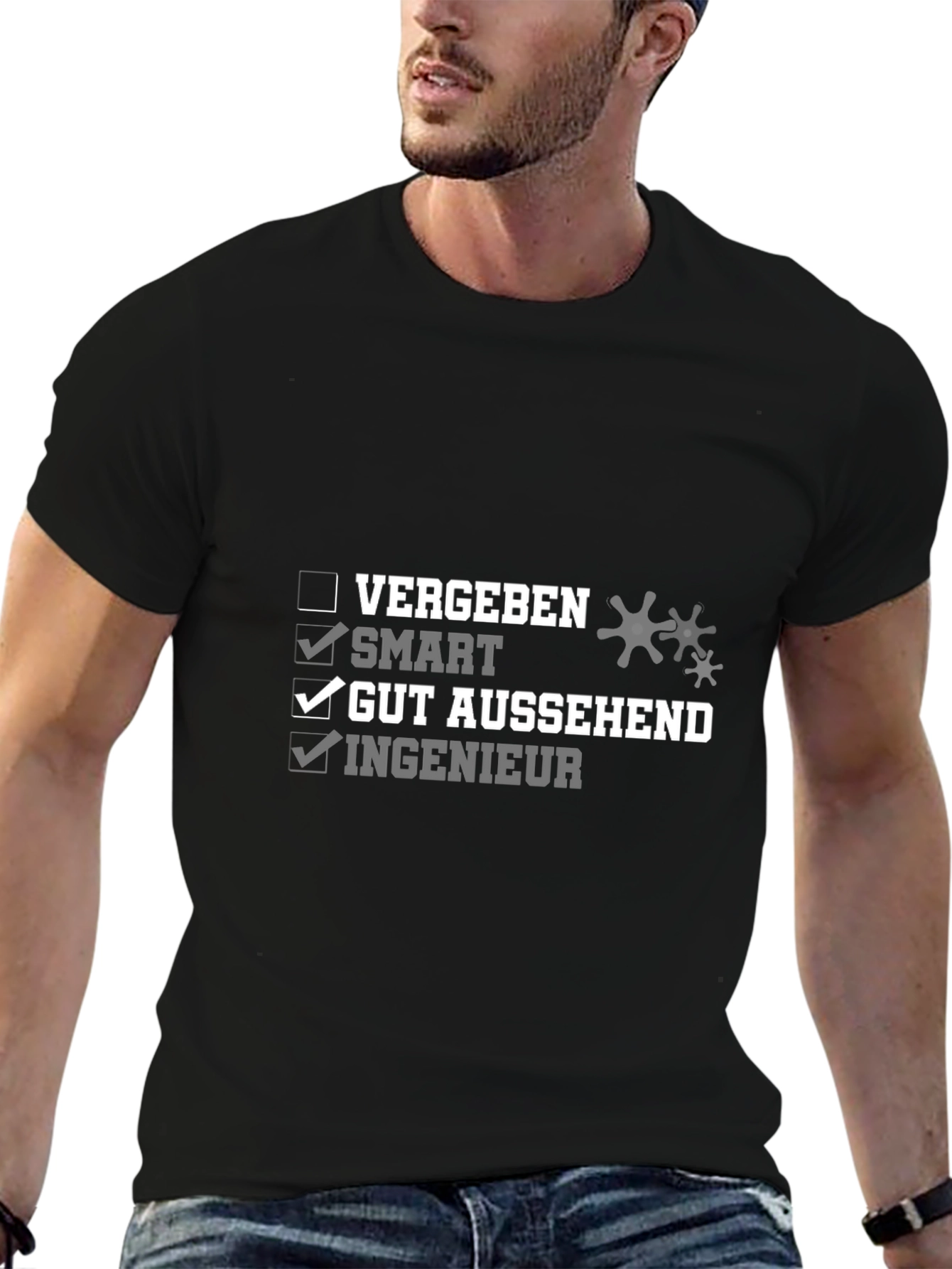 Smart Engineer Graphic Tee - Funny German T-Shirt