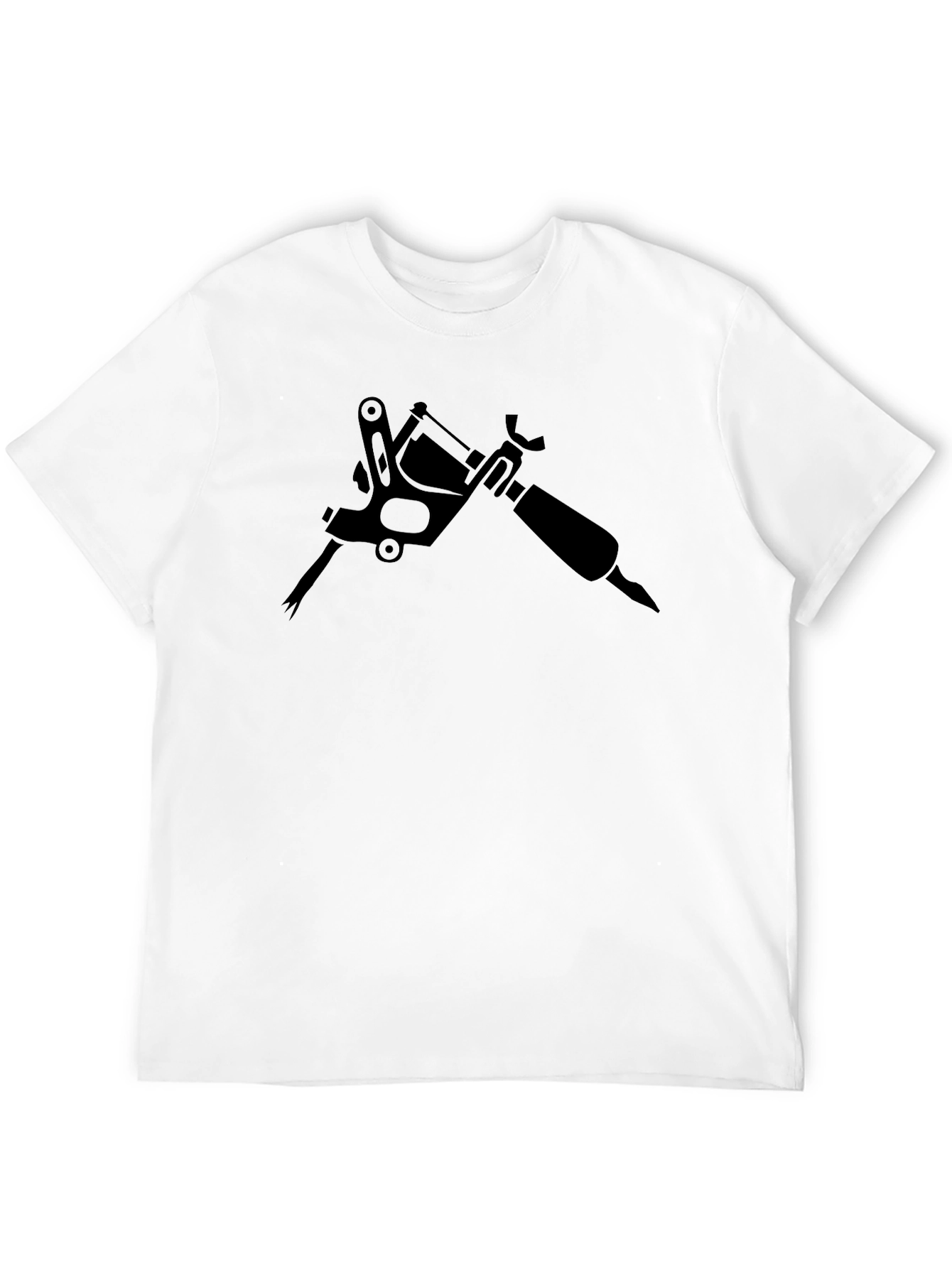 Black Tattoo Machine Graphic Tee